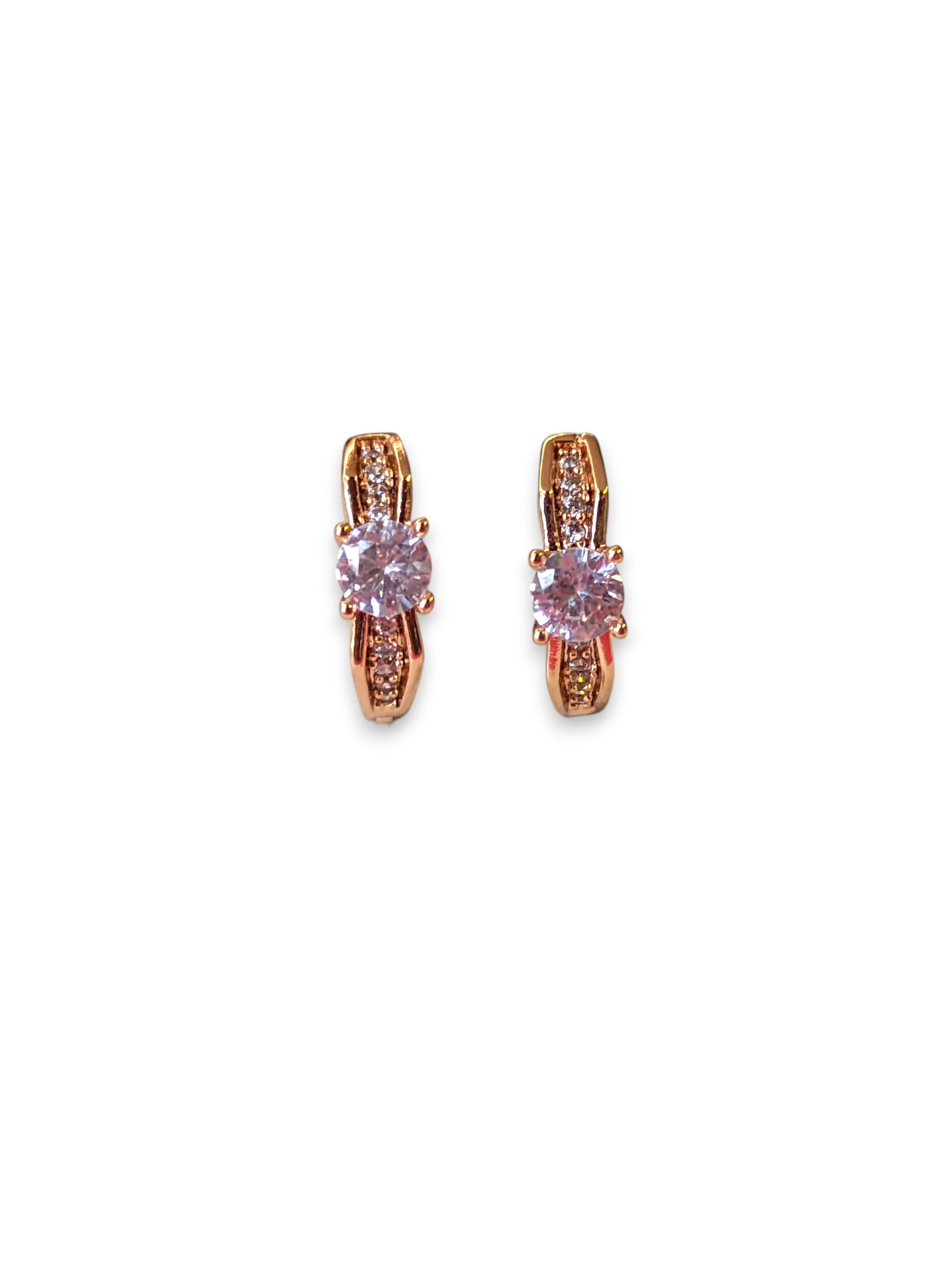 Sparkle & Shine CZ HOOP EARRING