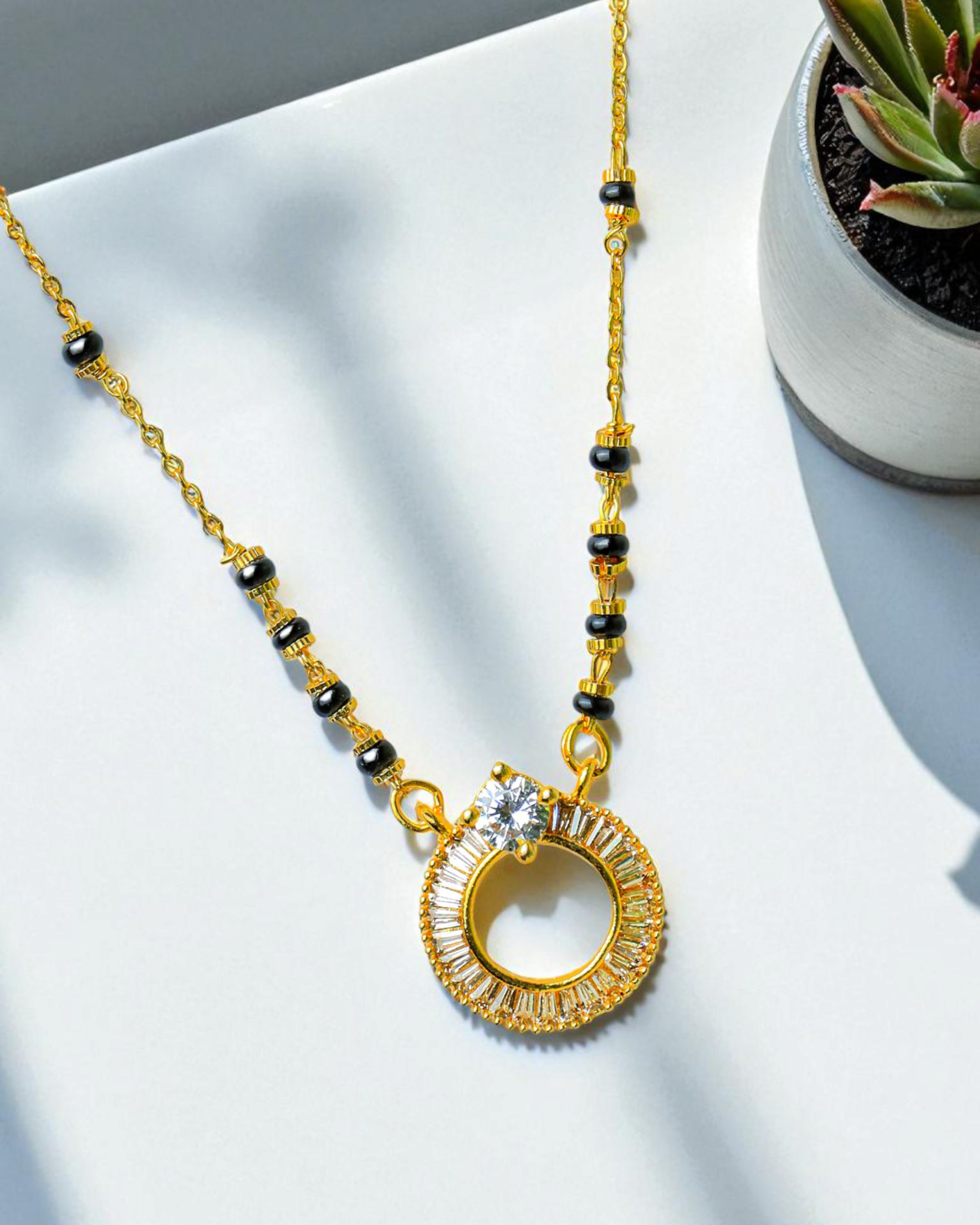 Zircon Mangalsutra 1059