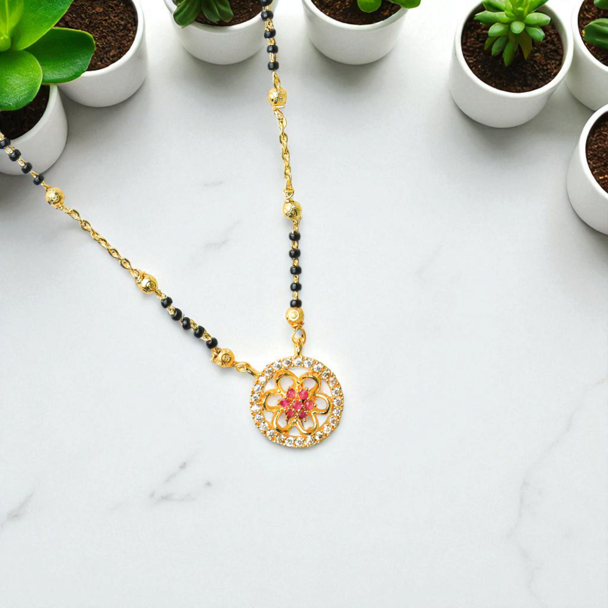 Zircon Mangalsutra 1066