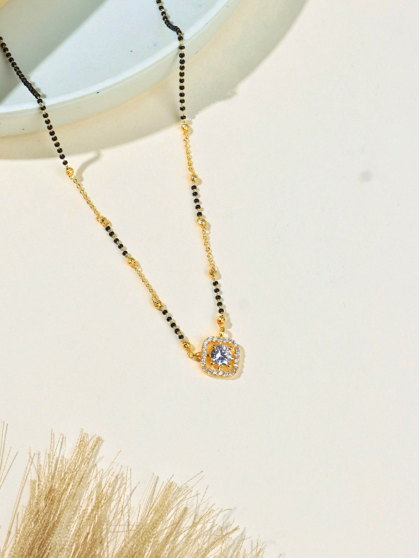 Zircon Mangalsutra 1063
