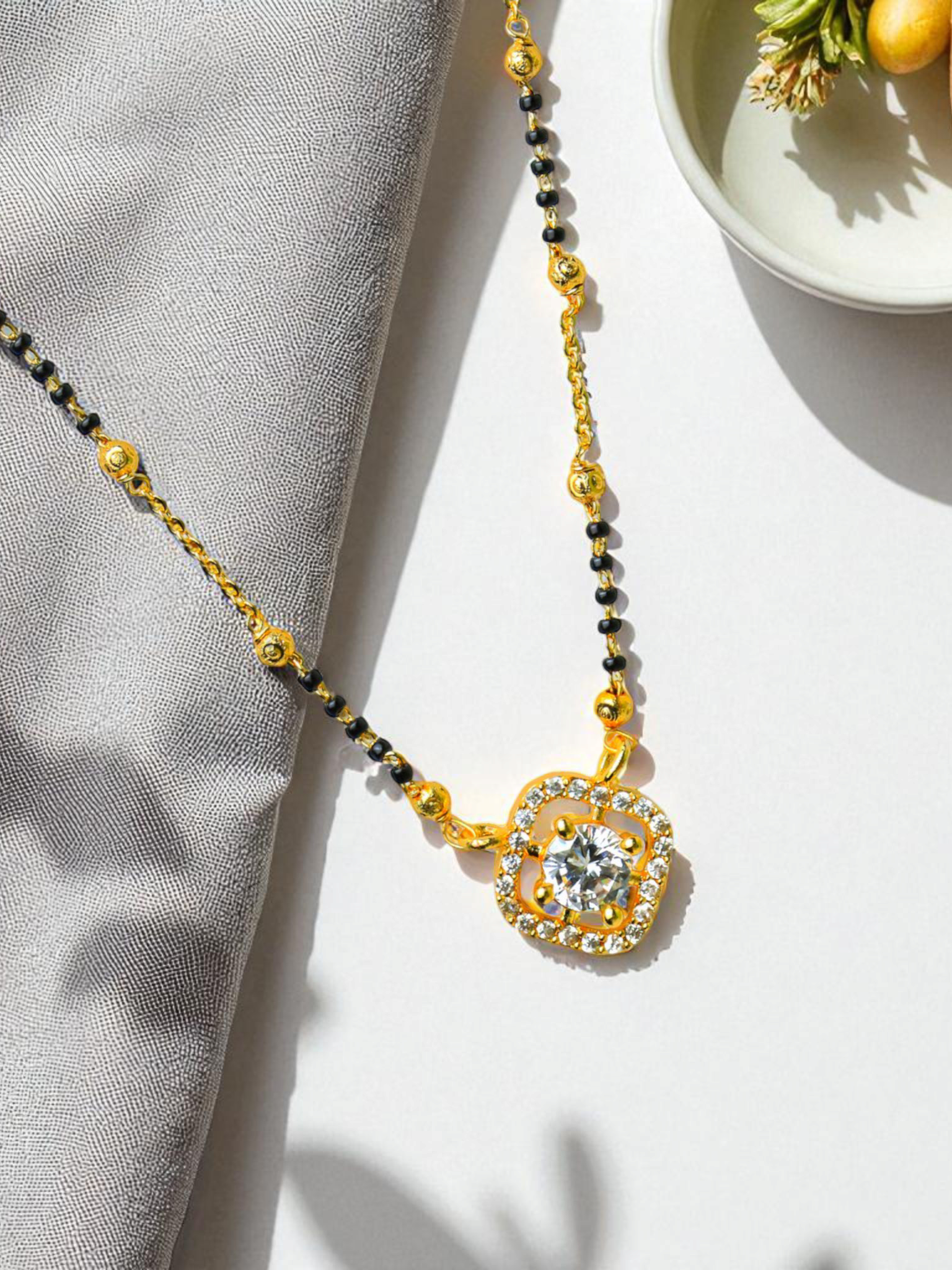 Zircon Mangalsutra 1063