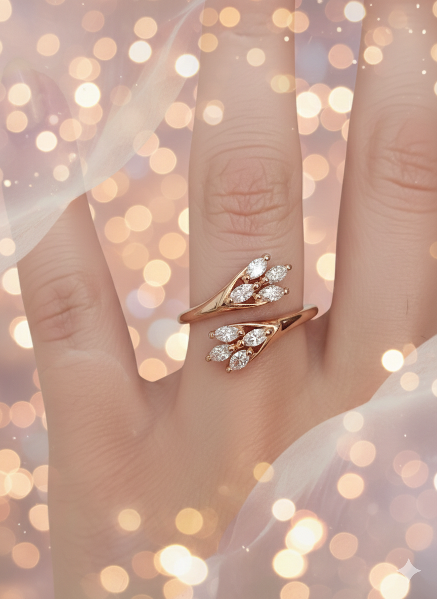 Saaz trand CZ Fingerring