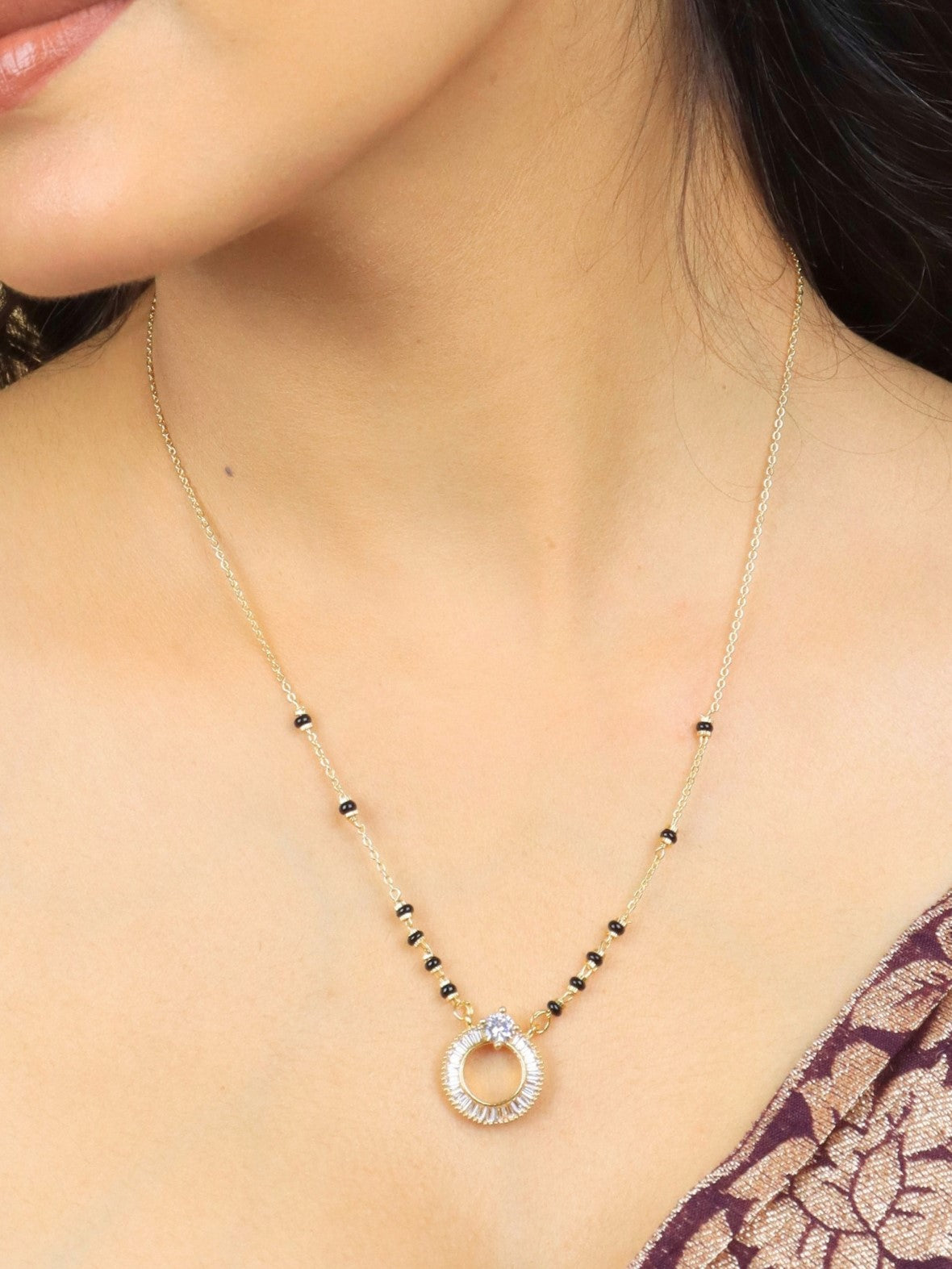 Zircon Mangalsutra 1059