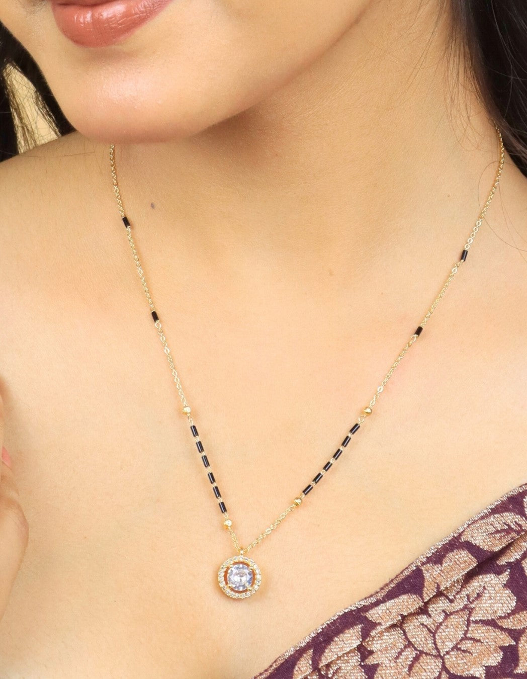 Zircon Mangalsutra 1058