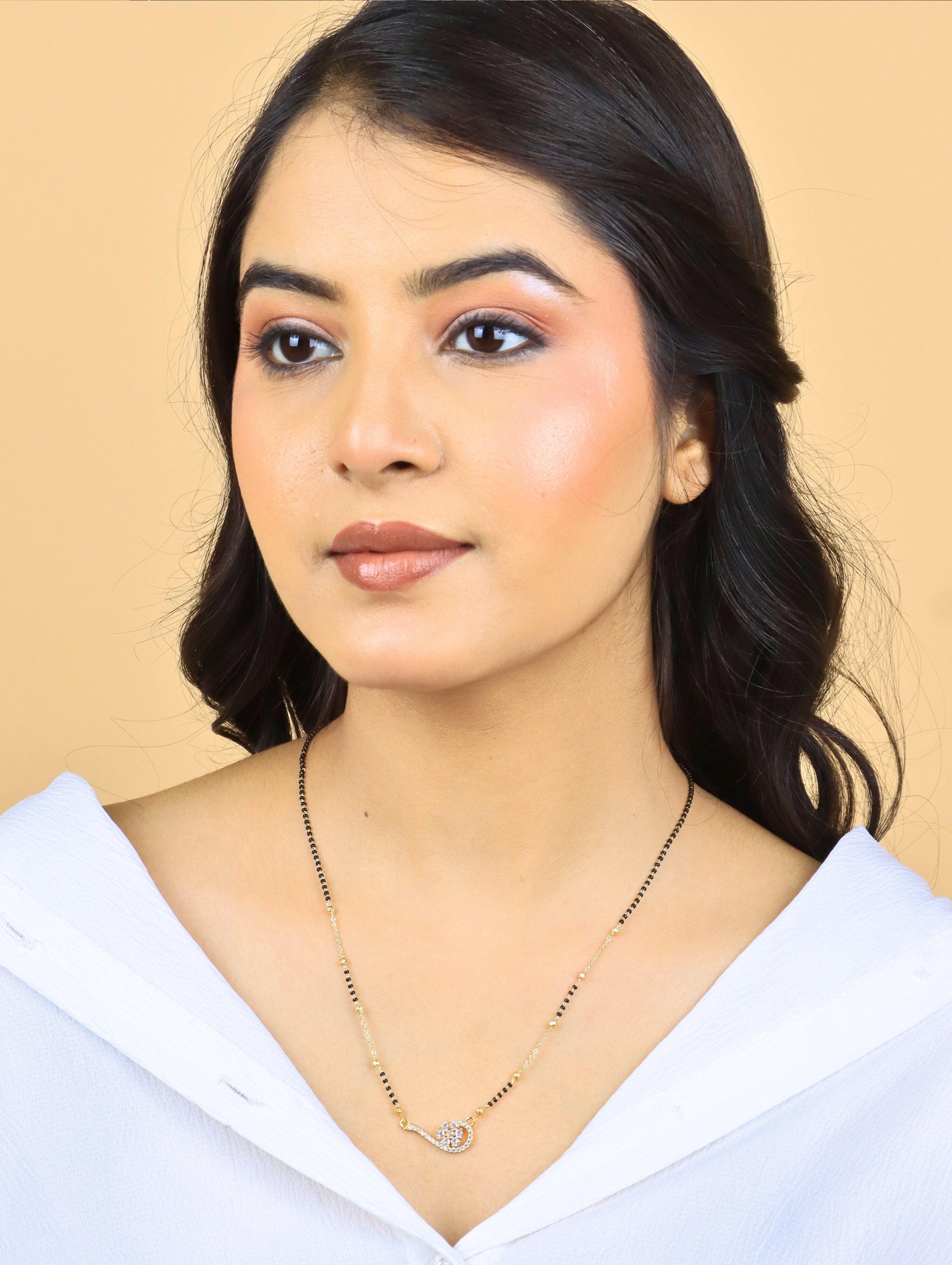 Zircon Mangalsutra 1068