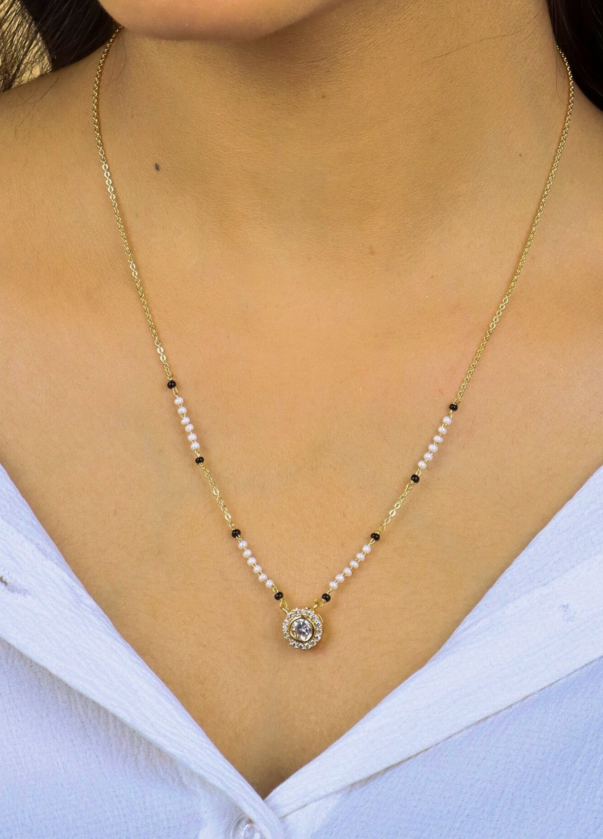 Zircon Mangalsutra 1065