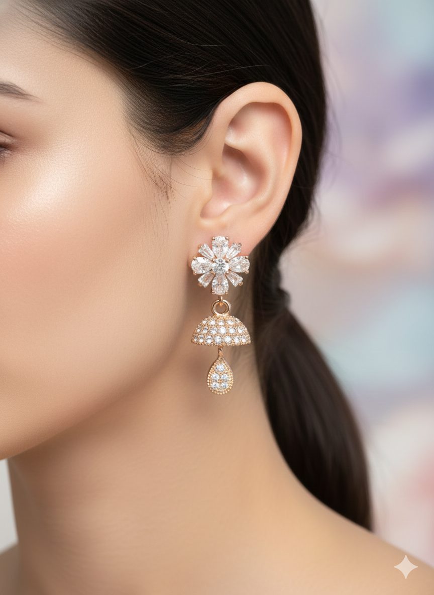 earring jumki cz