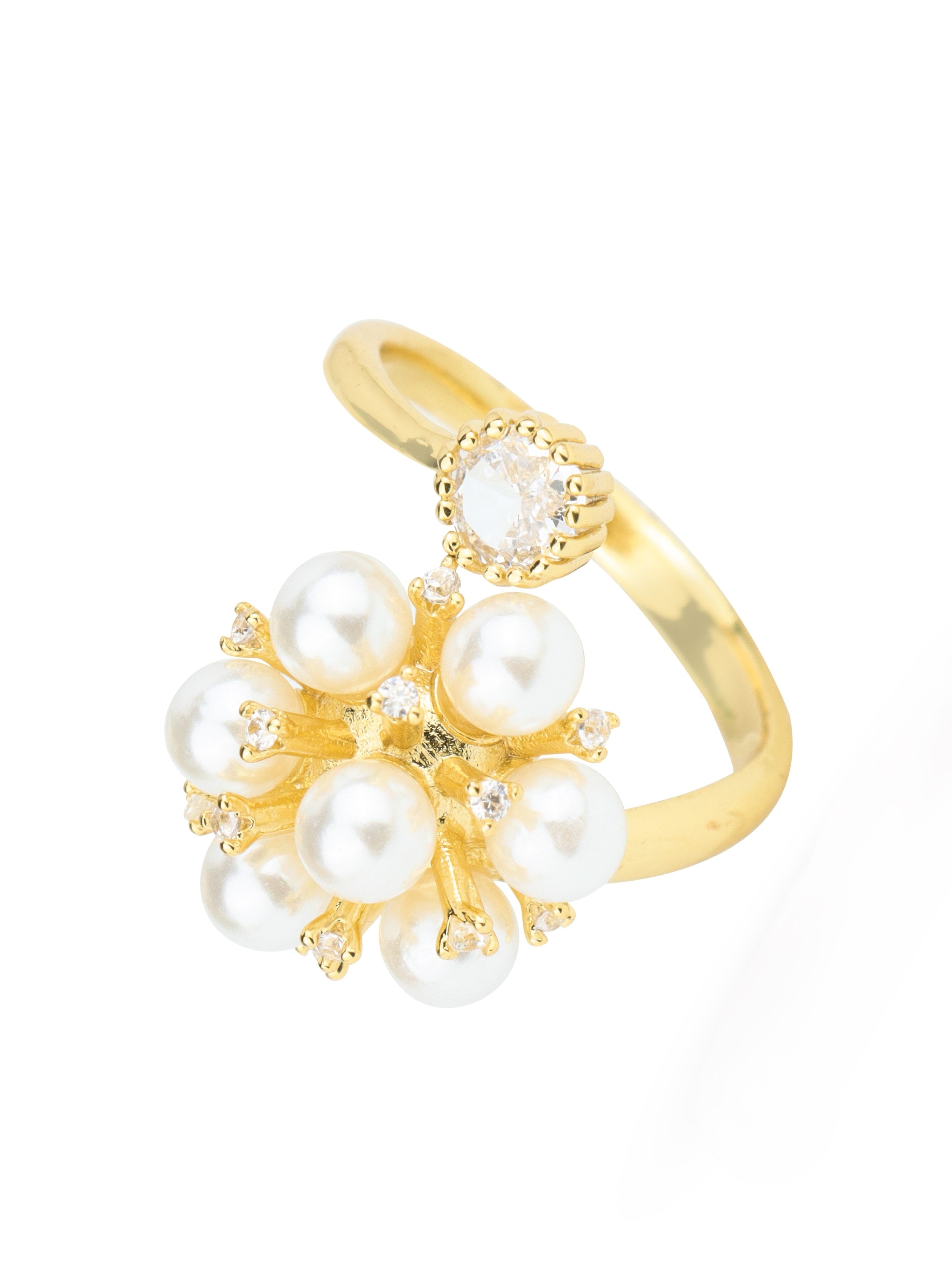 SAAZ CZ MOTI RING ADJUSTABLE