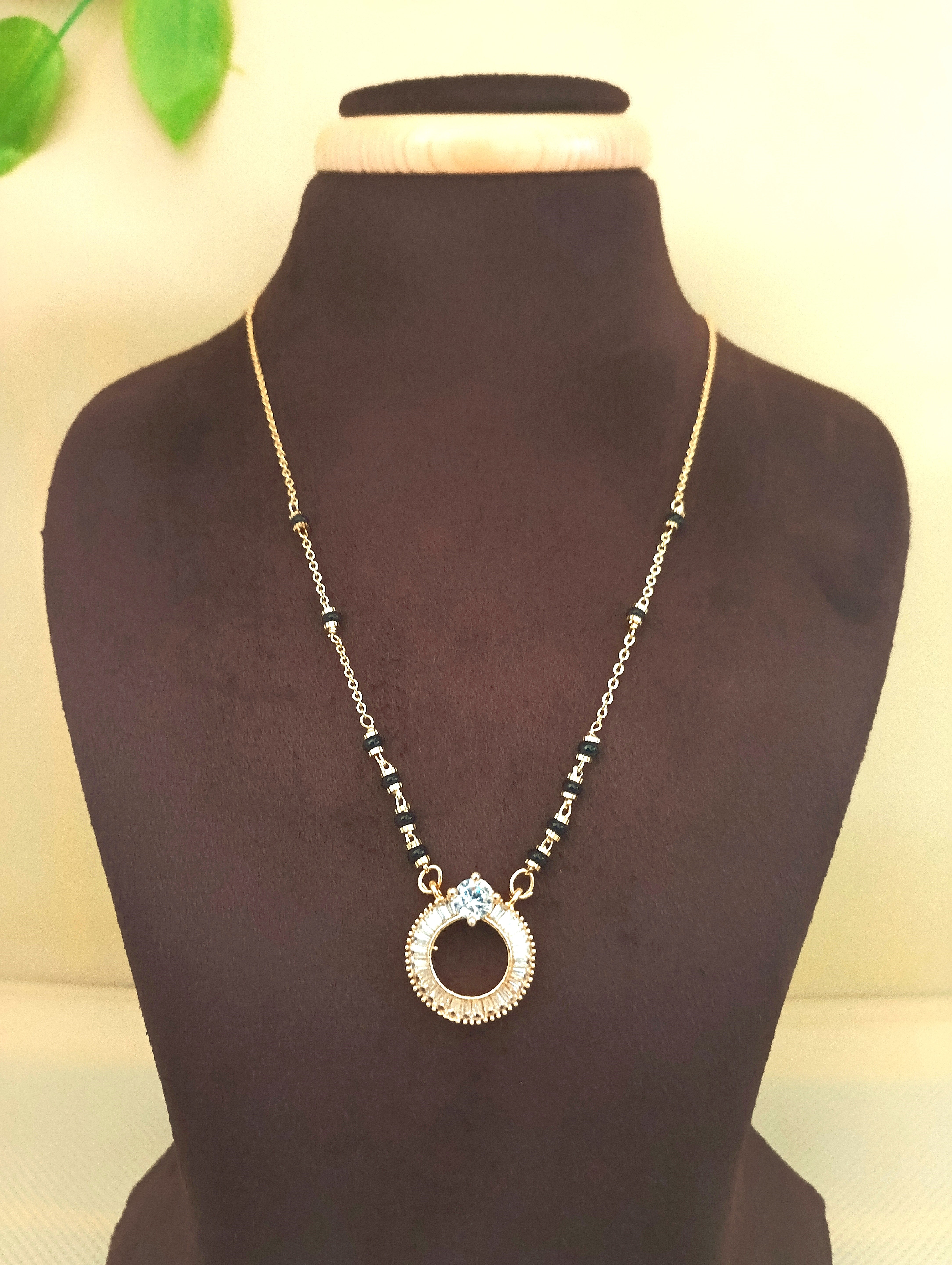Zircon Mangalsutra 1059