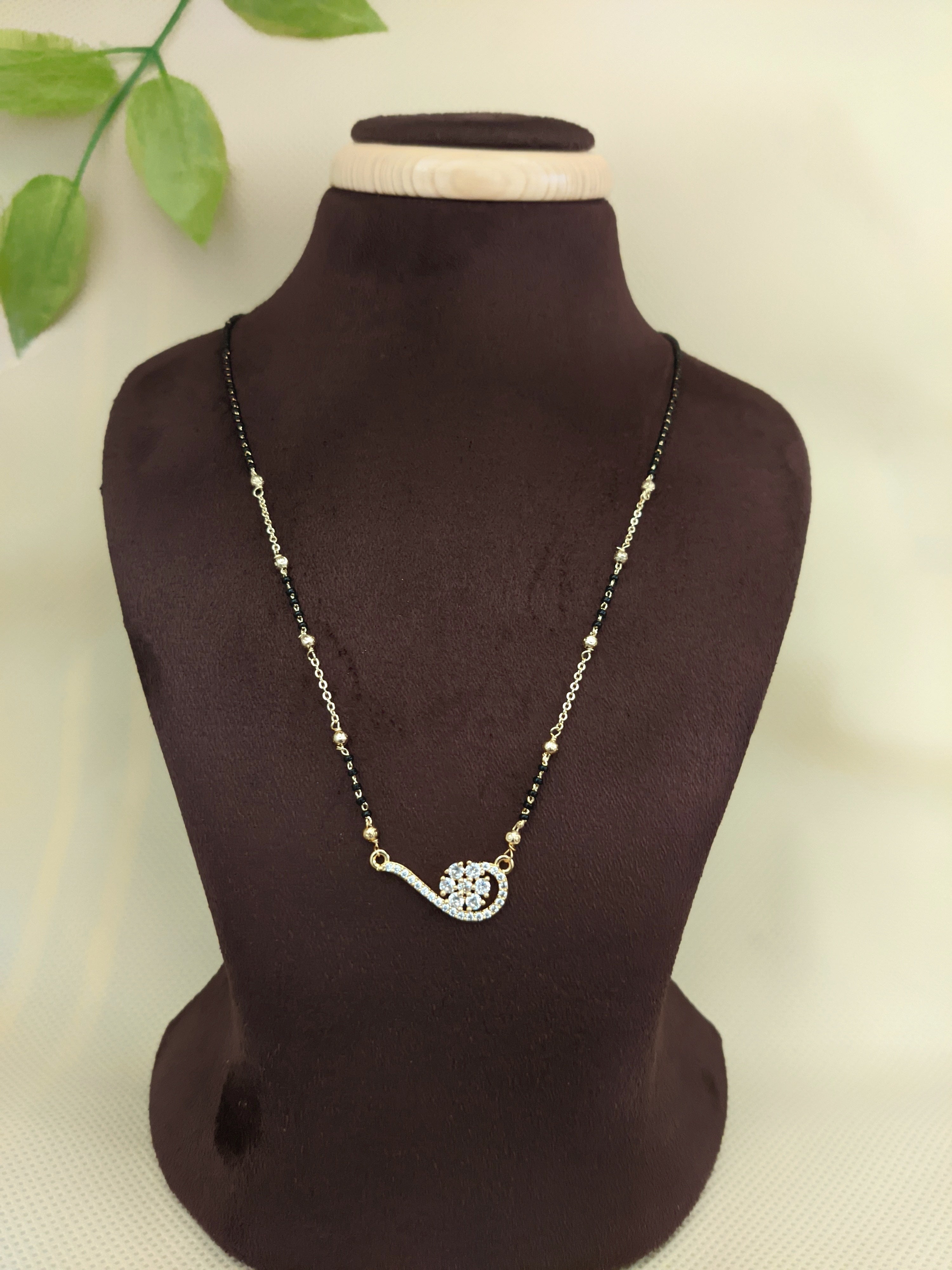 Zircon Mangalsutra 1068
