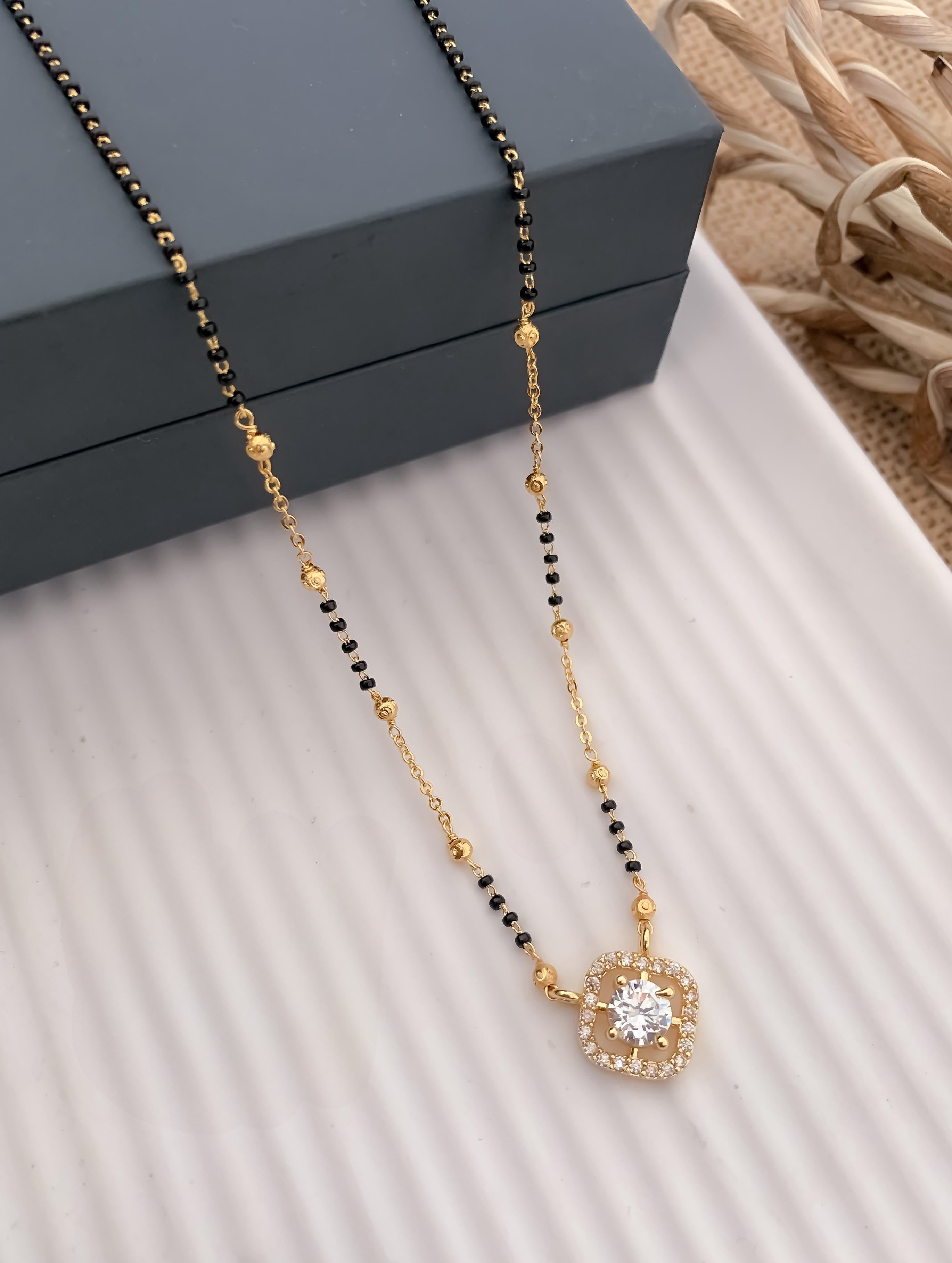 Zircon Mangalsutra 1063
