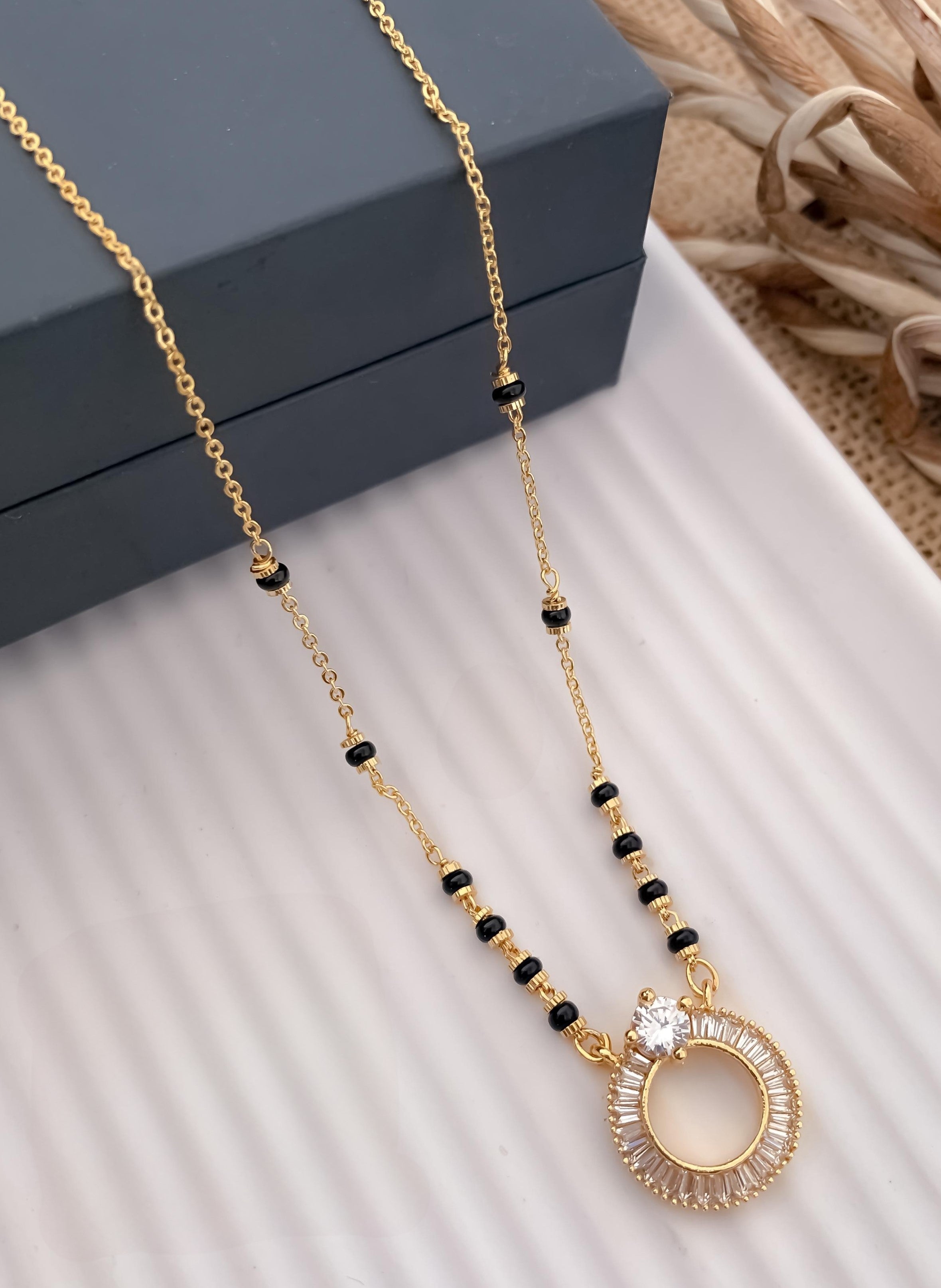 Zircon Mangalsutra 1059