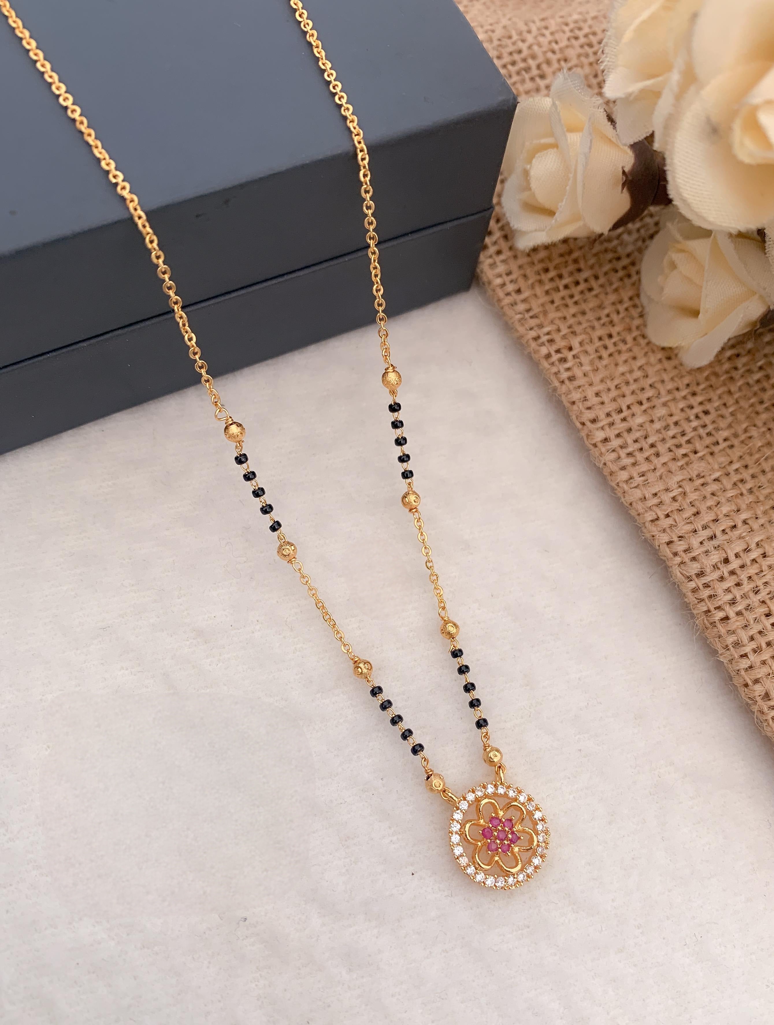 Zircon Mangalsutra 1066