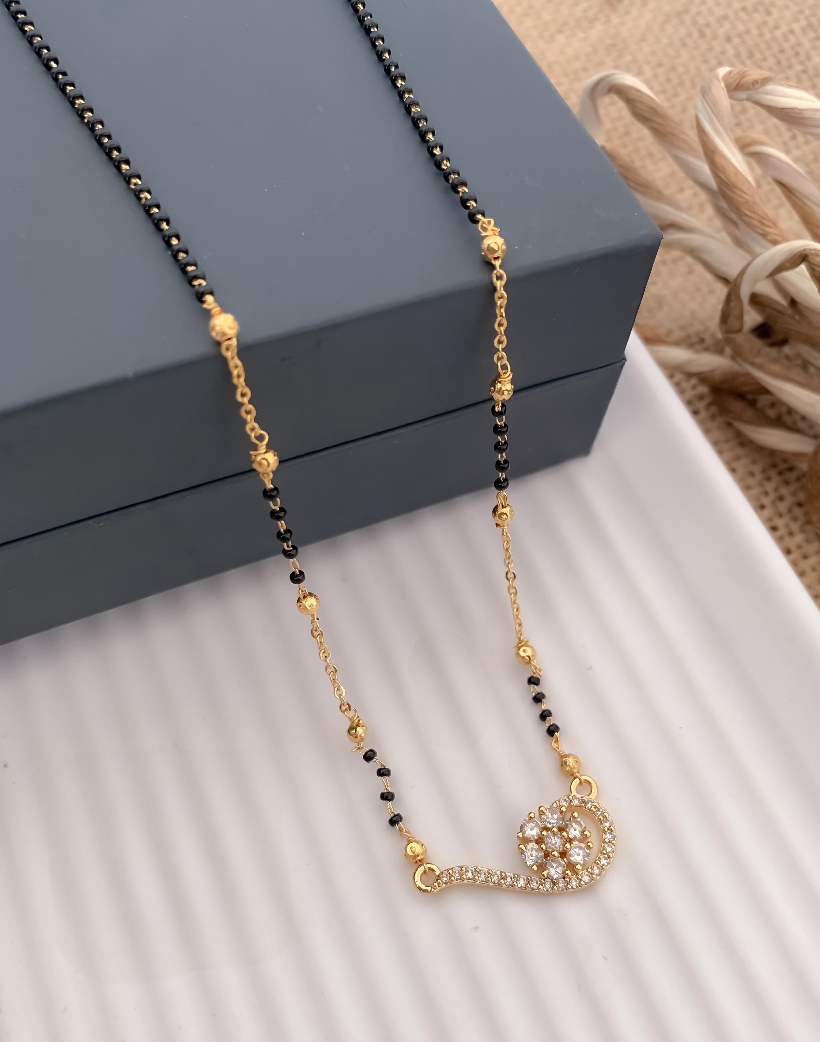 Zircon Mangalsutra 1068