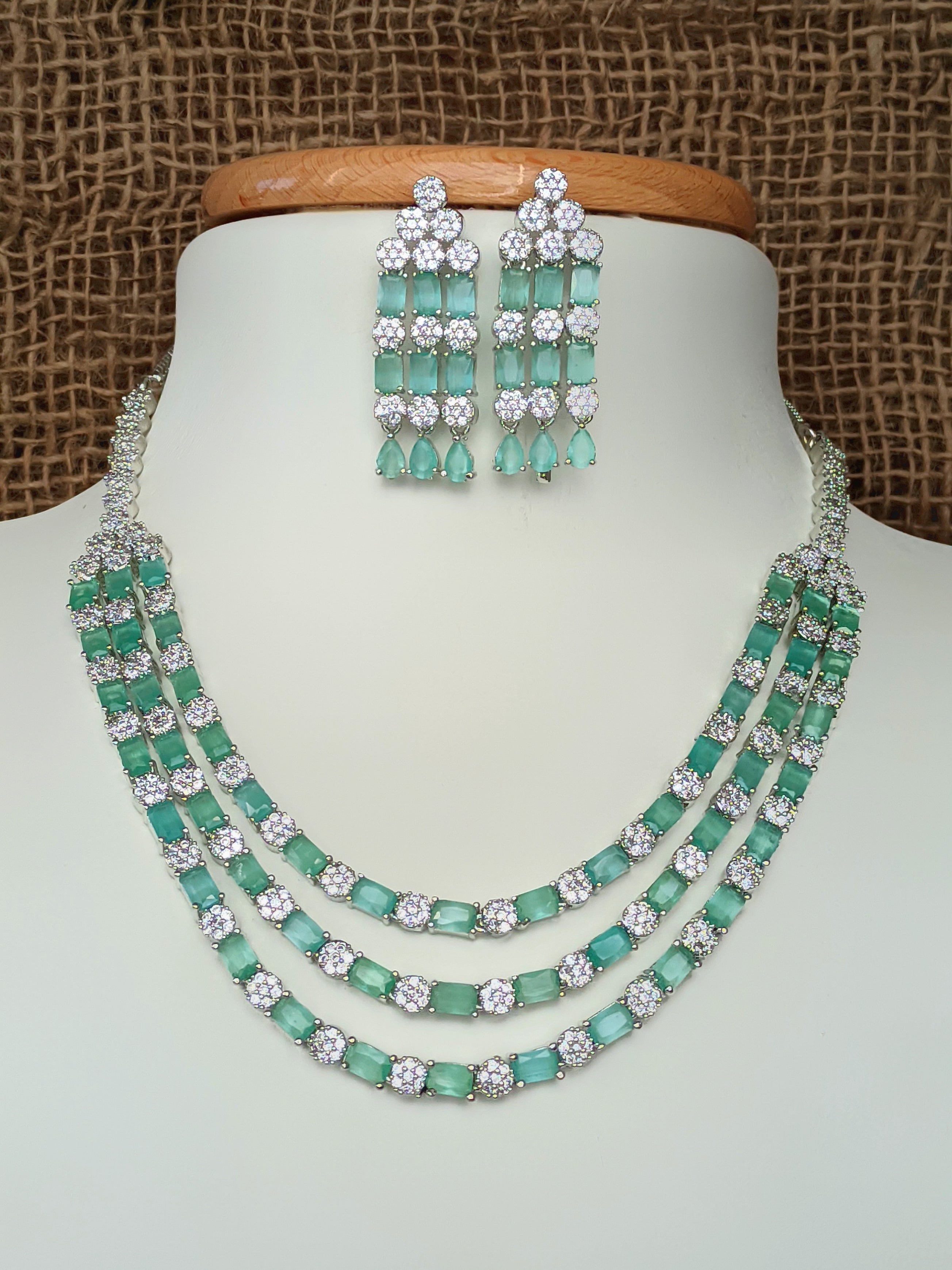 Zircon Necklace 1008