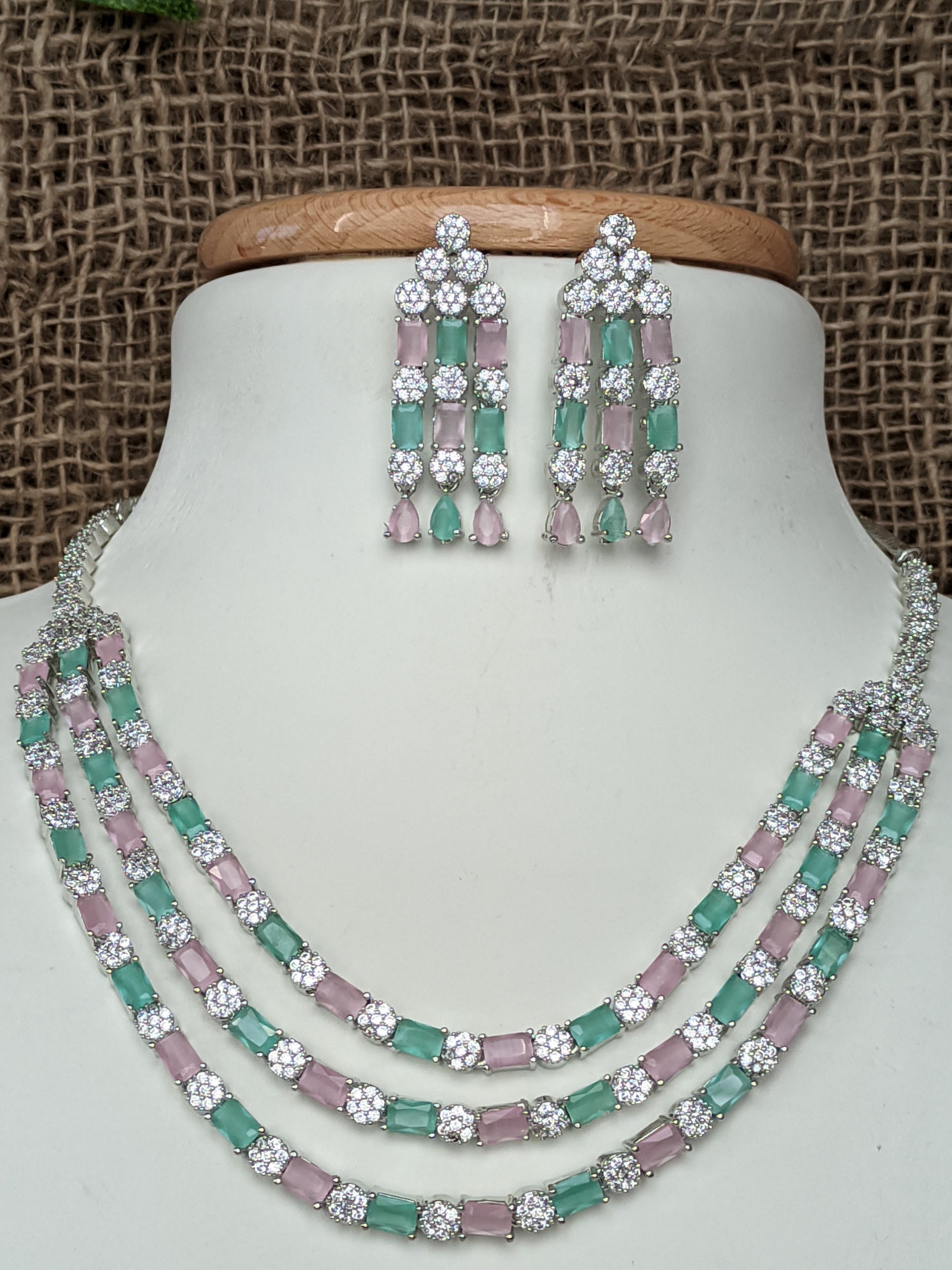 Zircon Necklace 1008