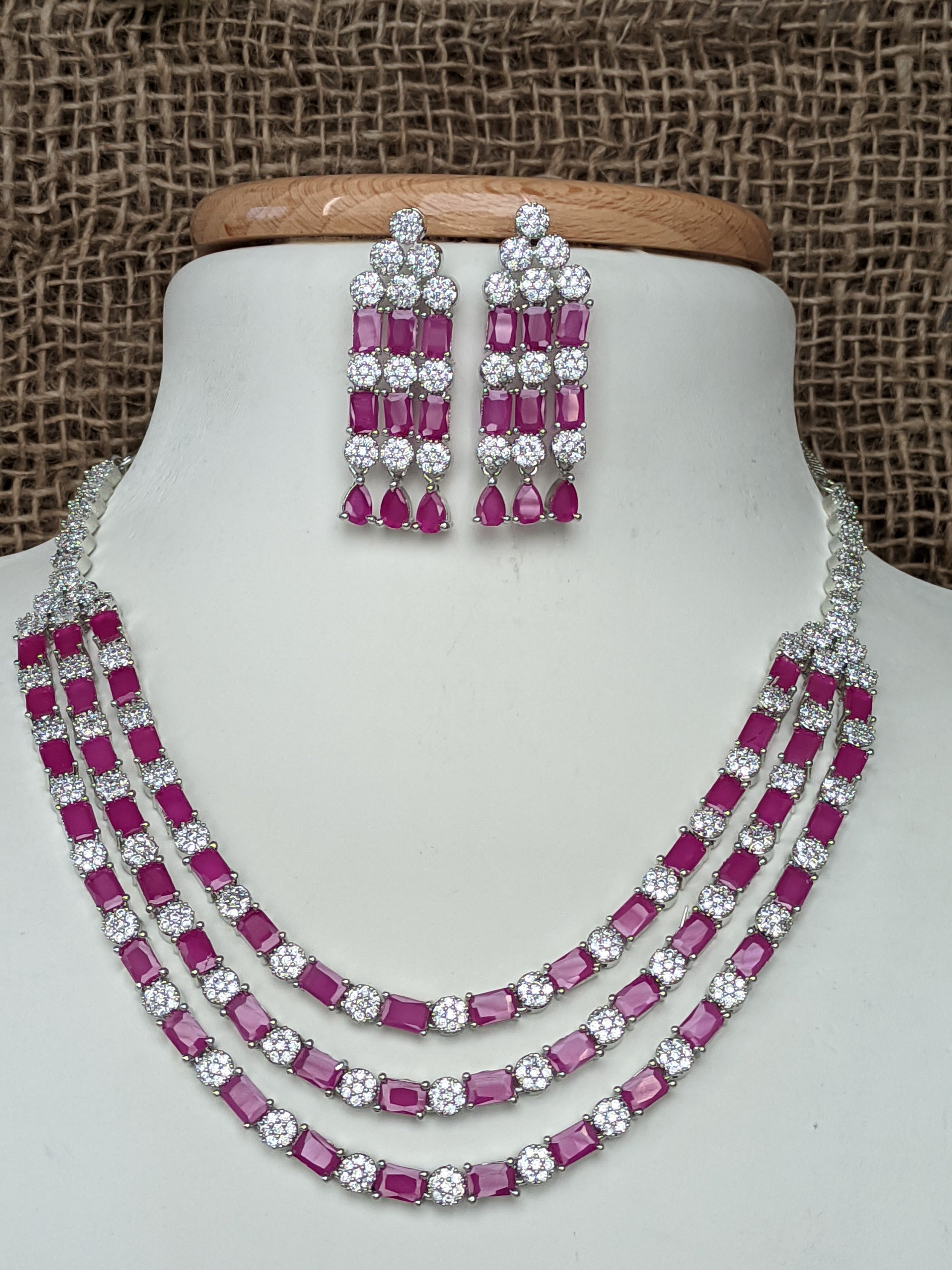 Zircon Necklace 1008