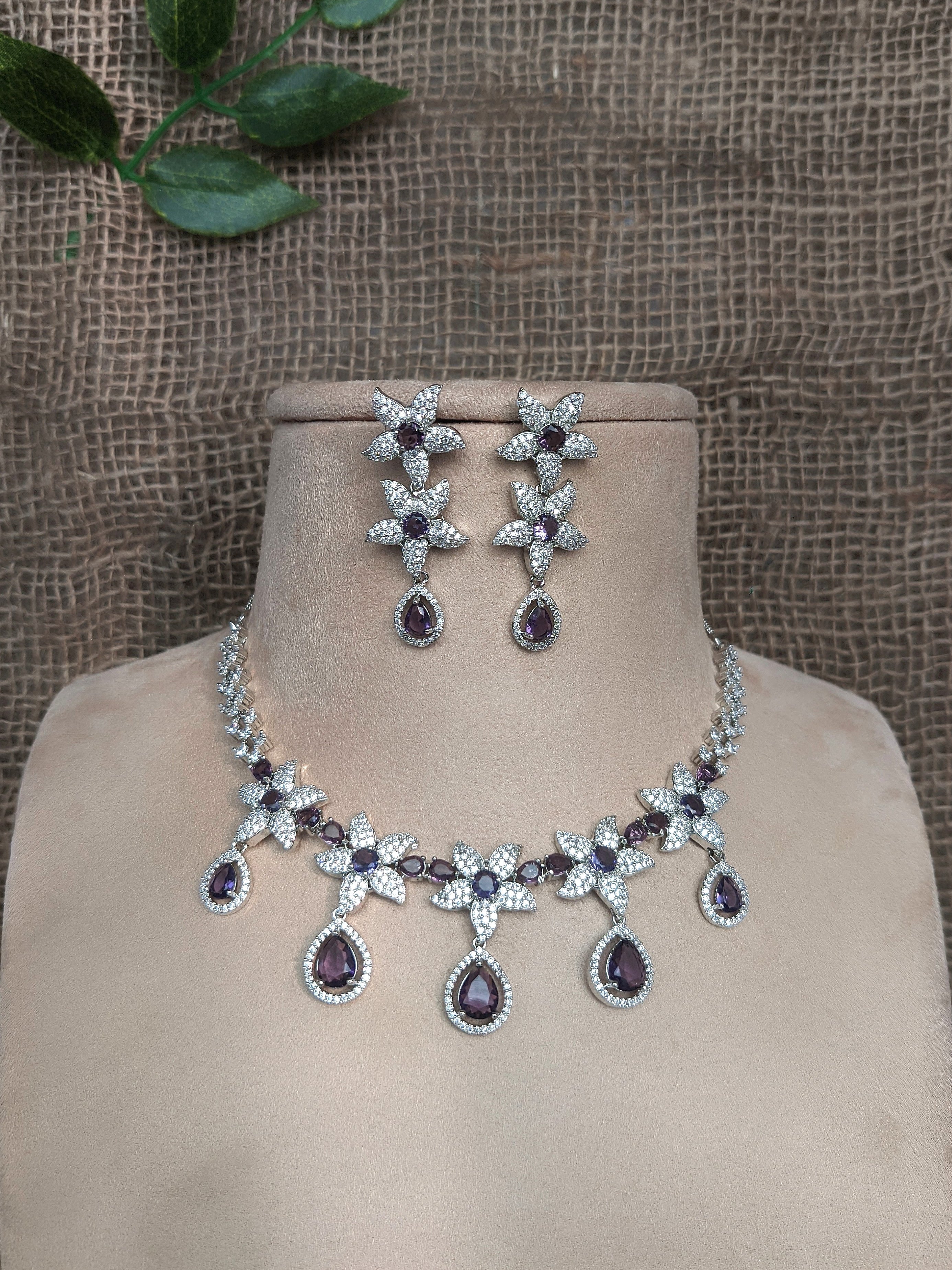 Zircon Necklace 1012