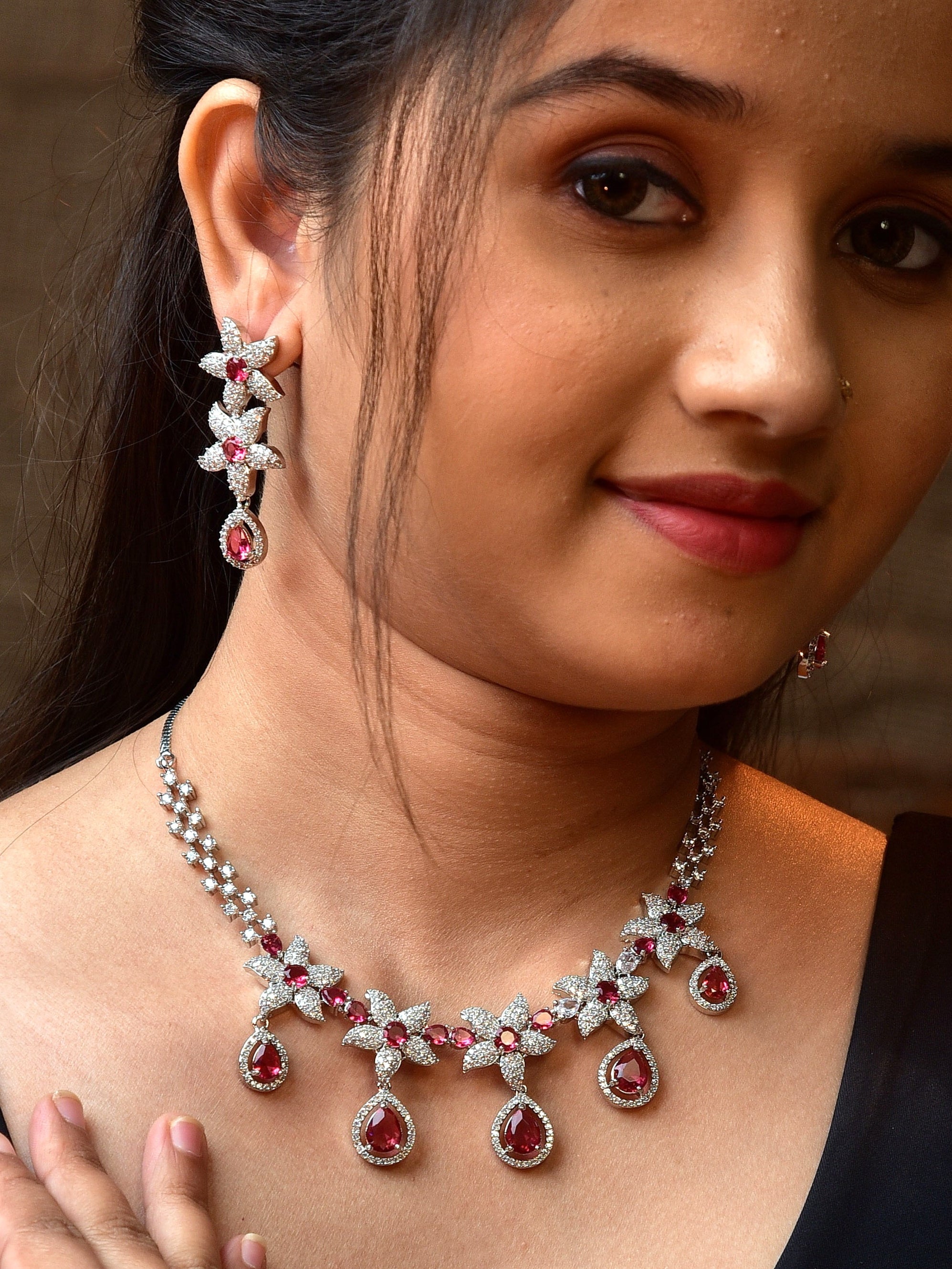 Zircon Necklace 1012