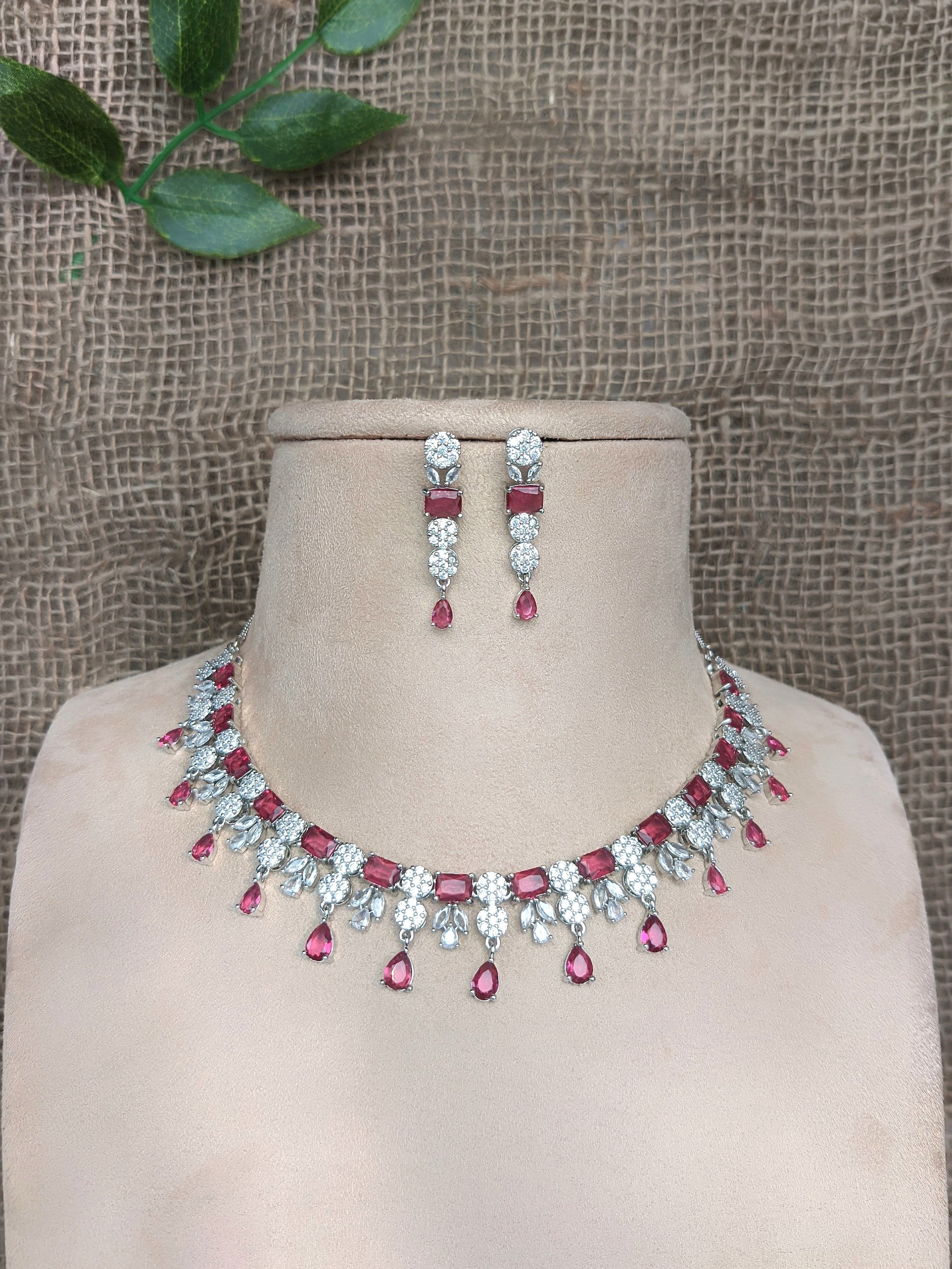 Zircon Necklace 1014