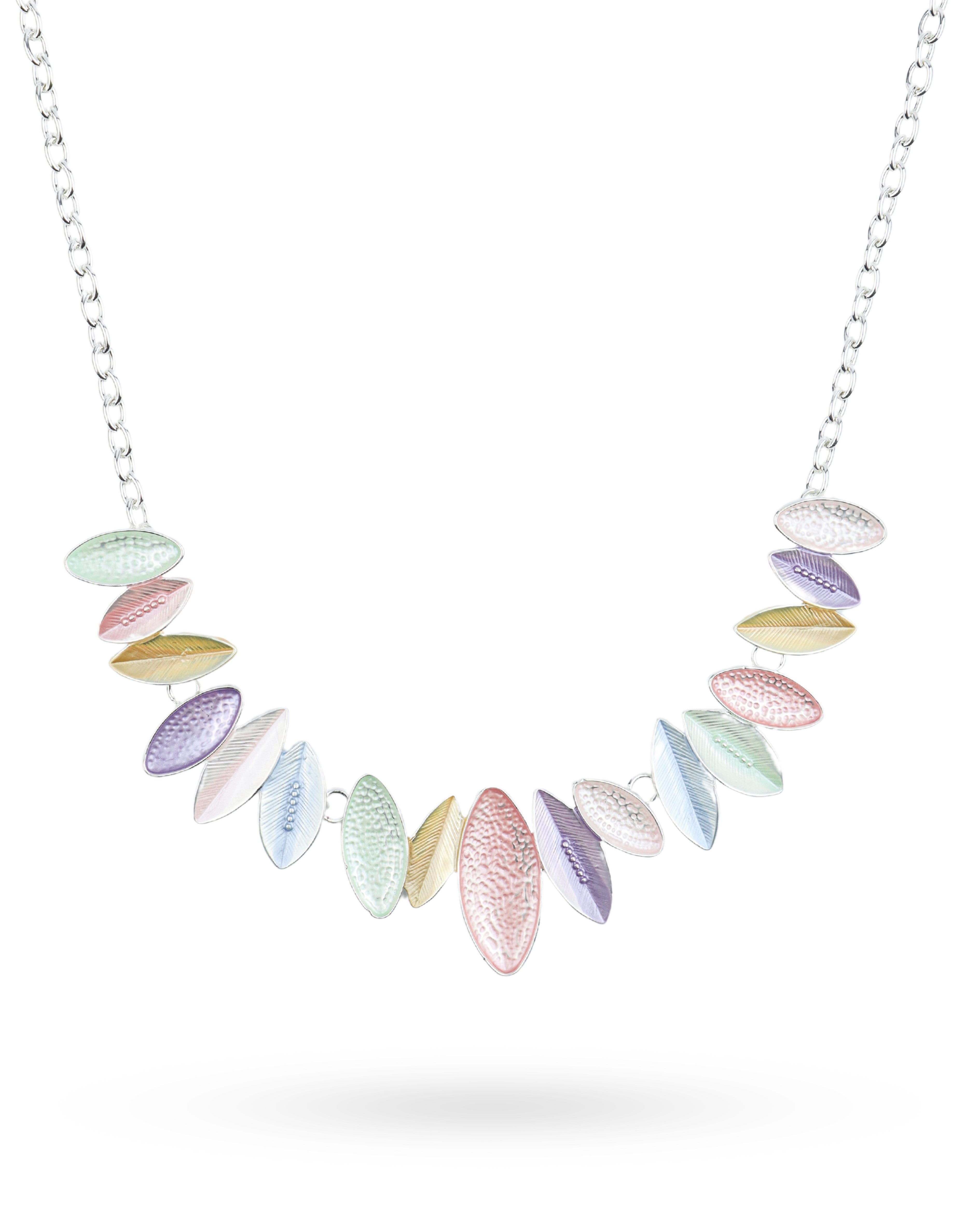 Westlook Pastel Multi Color Flora Necklace