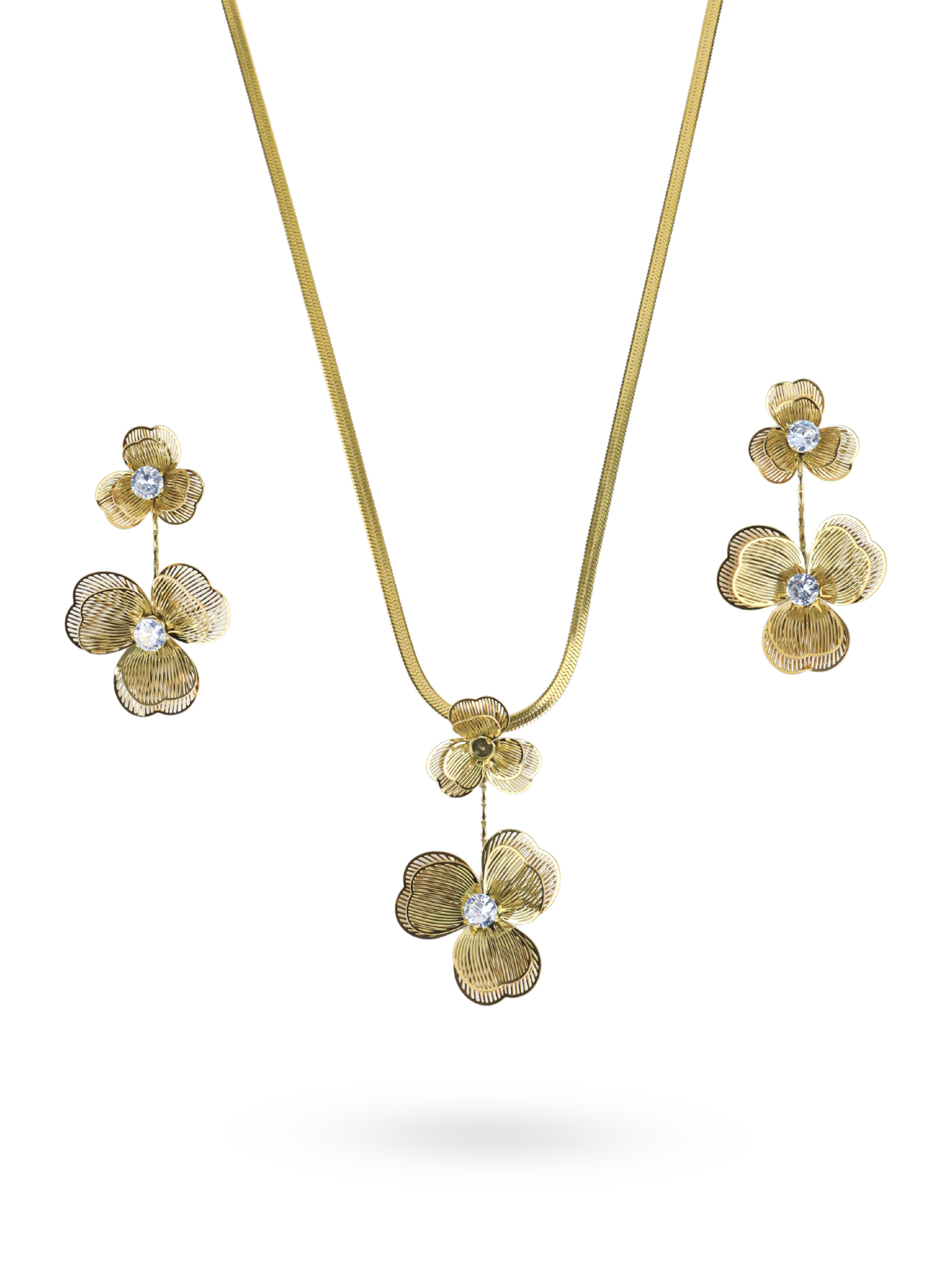 SAAZ ANTI TANSHI PANDEL SET FLOWER DESGIN