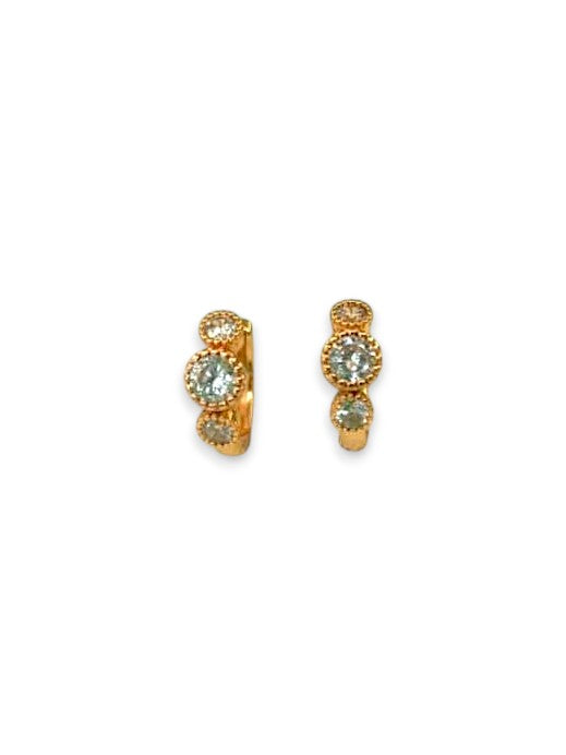 Elite Statement Diamond Hoop Earrings