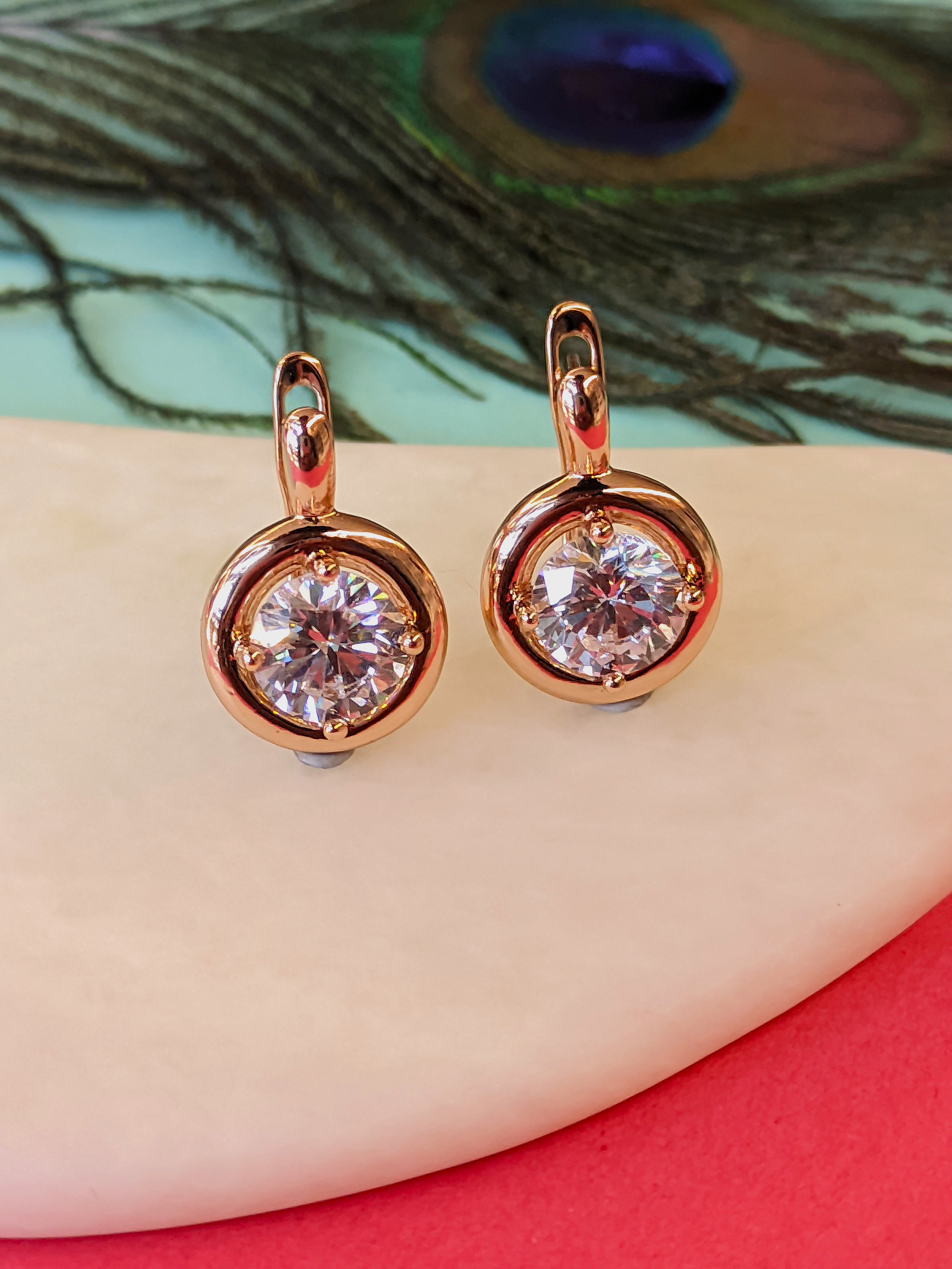 Gleaming AD BALI EARRING