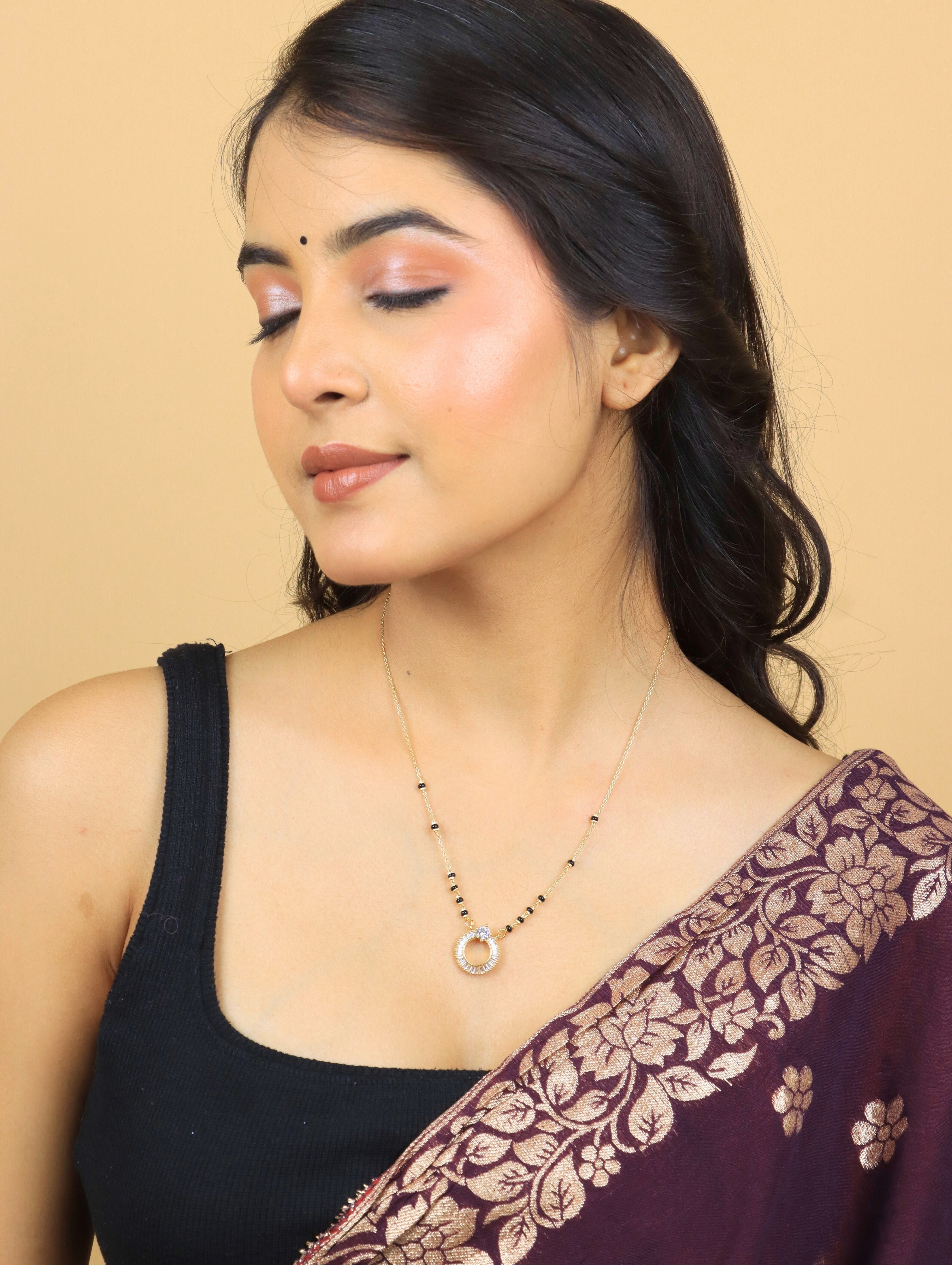 Zircon Mangalsutra 1059
