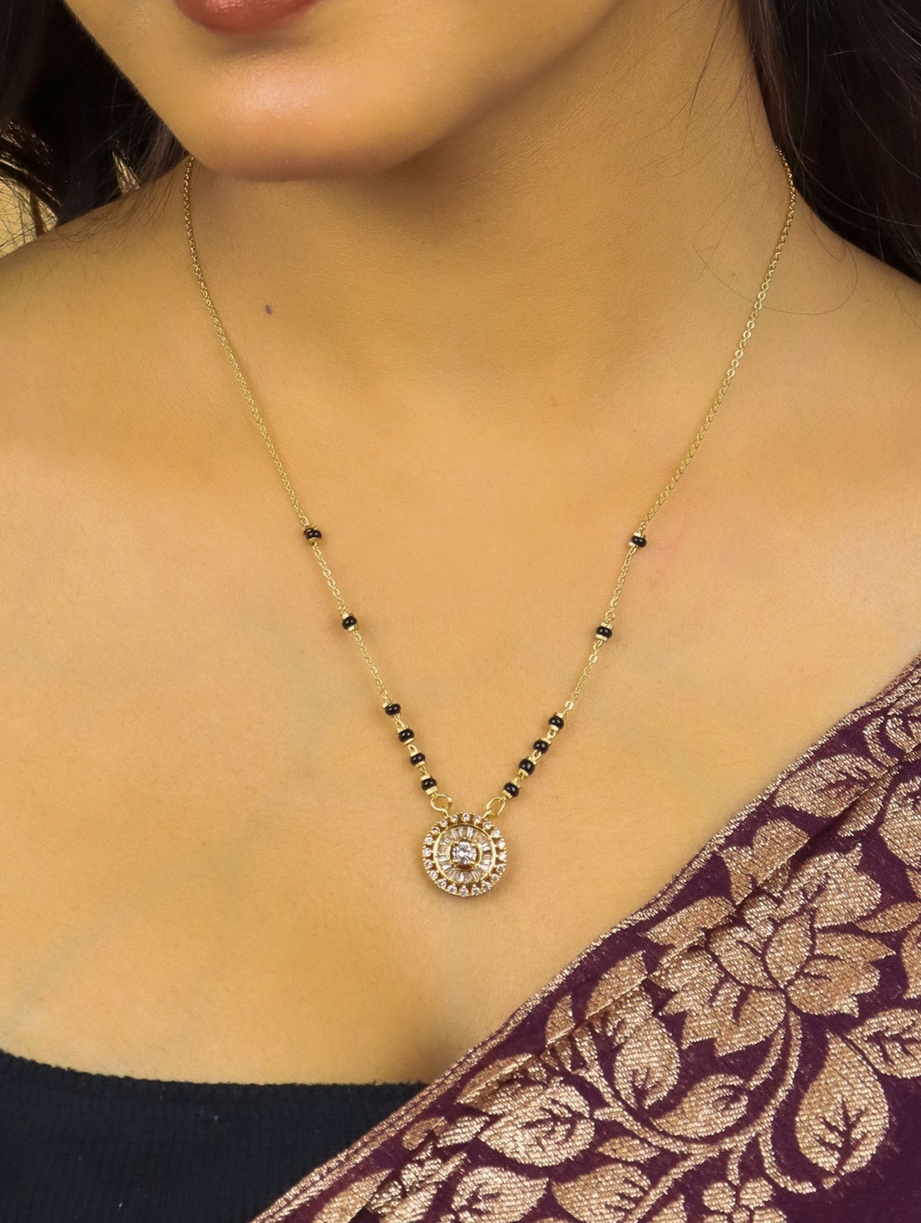 Zircon Mangalsutra 1064
