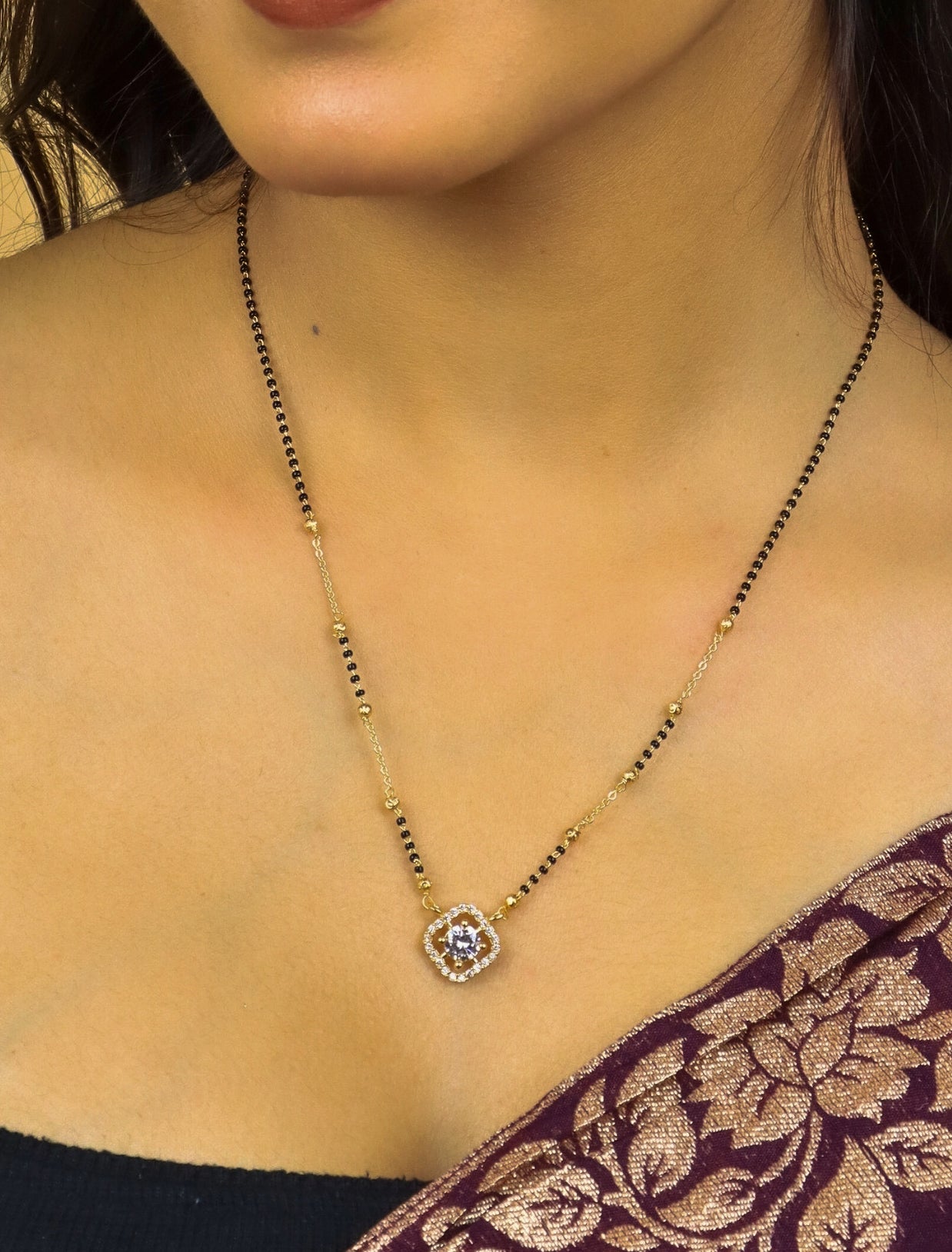 Zircon Mangalsutra 1063