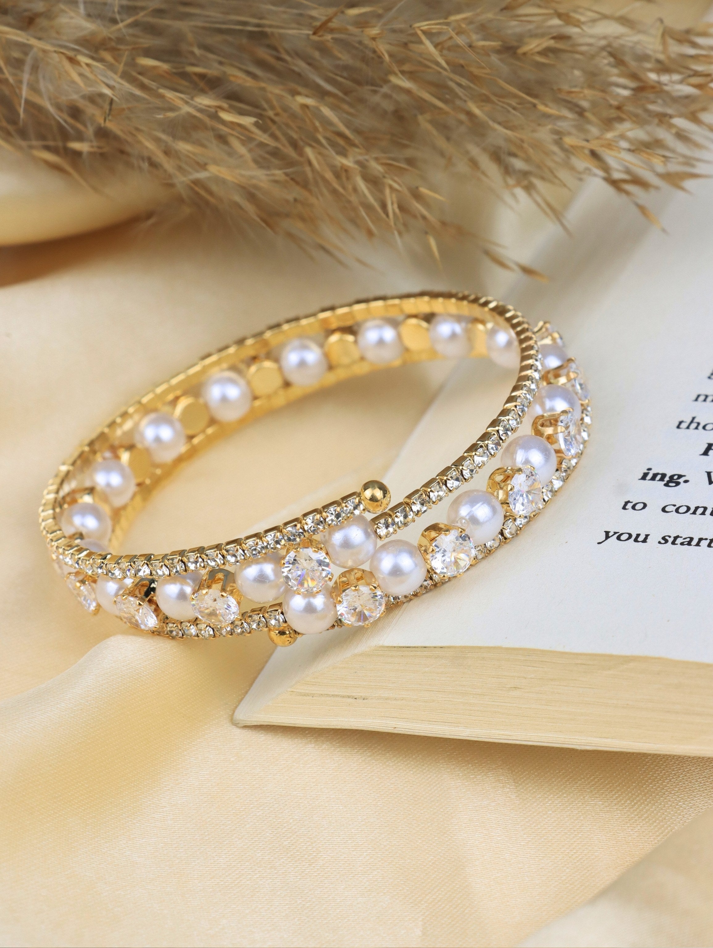 Saaz Jewel AD Moti Bracelet