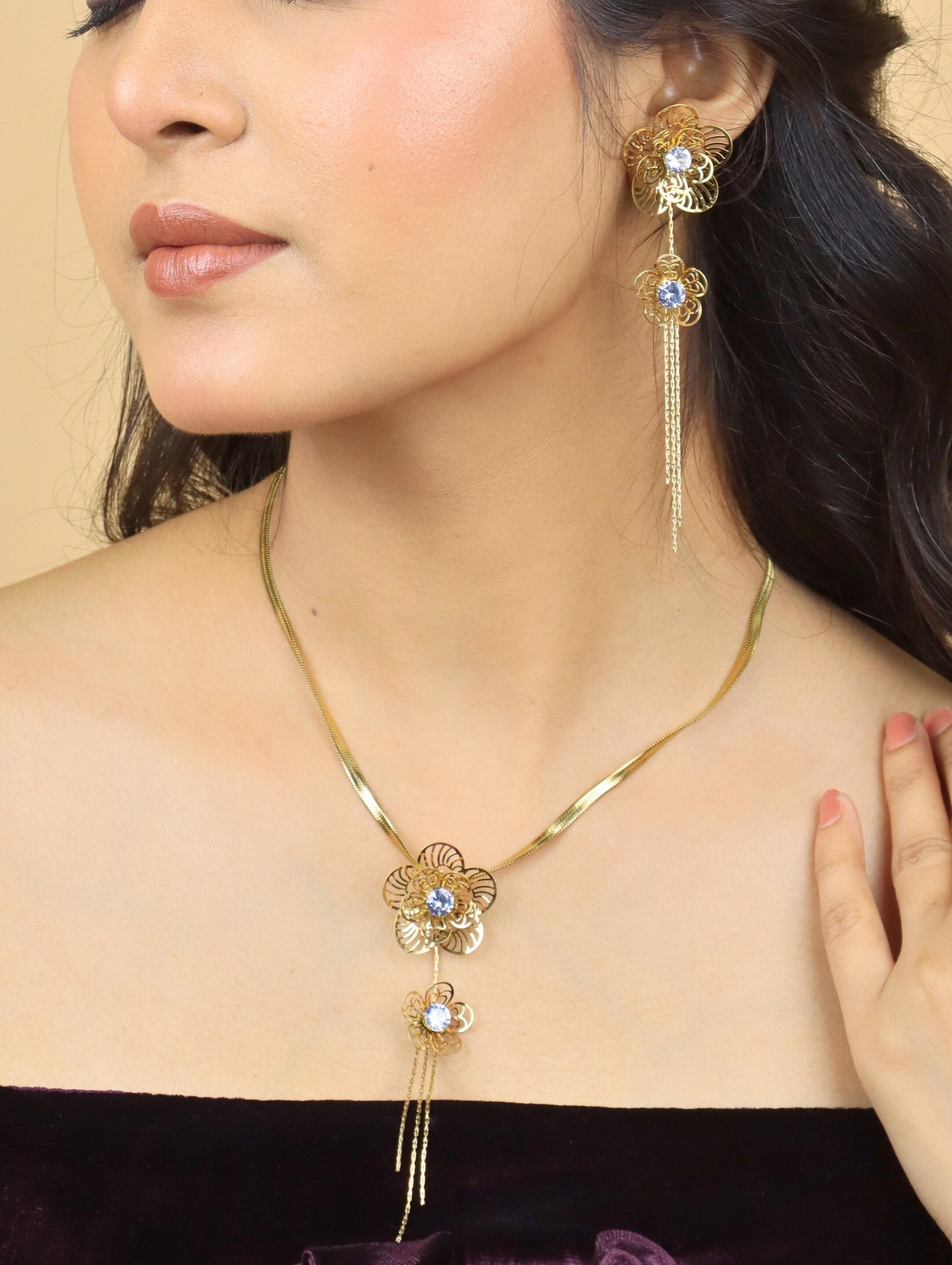 ANTI TANSHI PANDEL SET FLOWER DESGIN