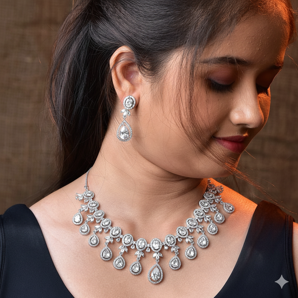 Zircon Necklace  1048