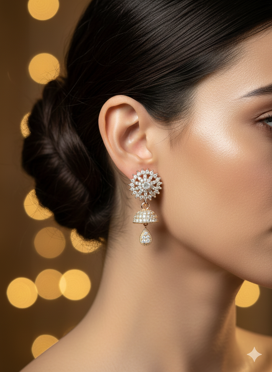 smart small chandelier earring