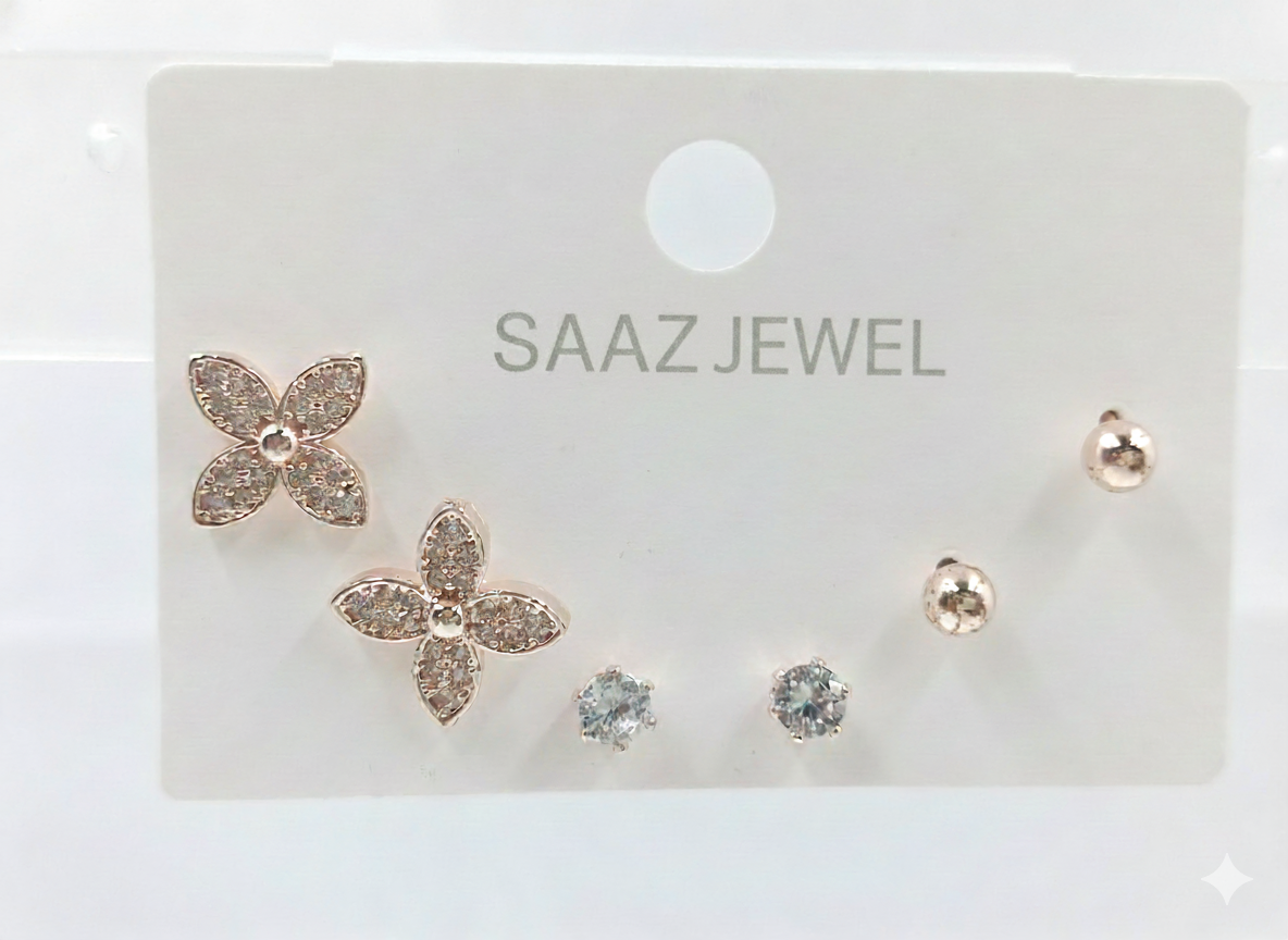 Stylish Small 3PCS  Stud Set