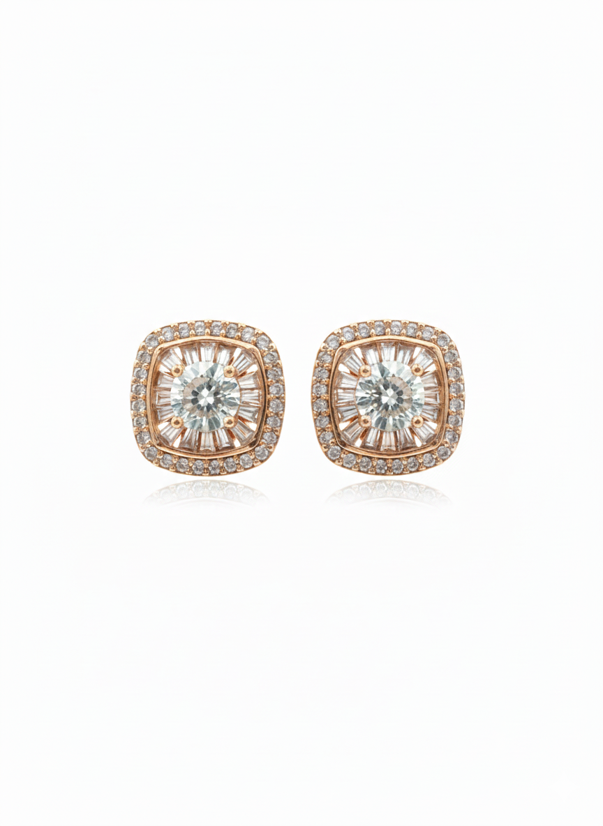 Glam shimmer small earrings