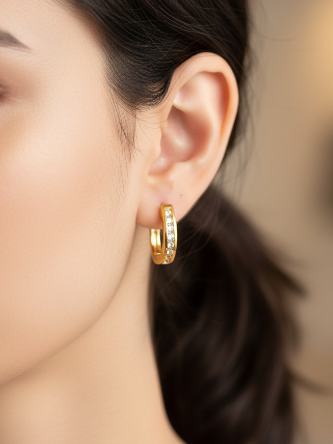 Heritage Golden Hoop Earrings