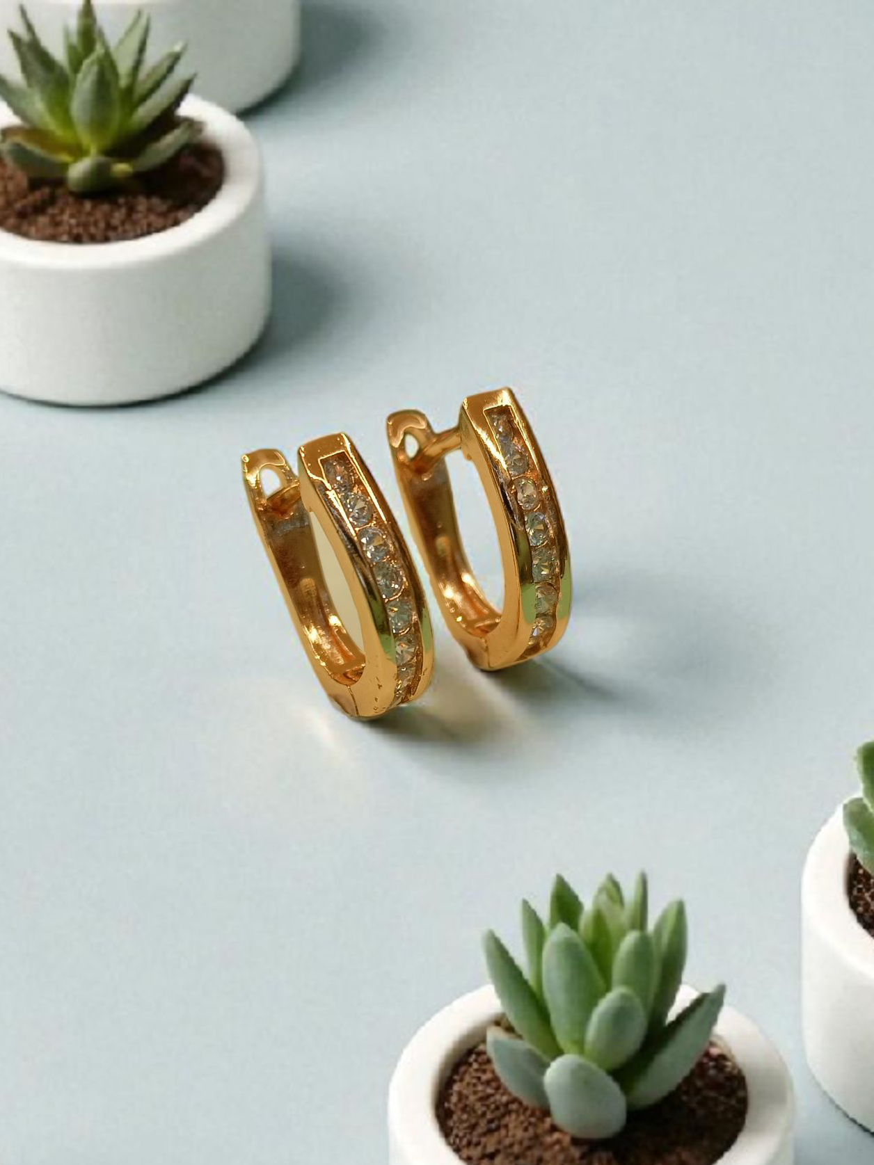 Heritage Golden Hoop Earrings