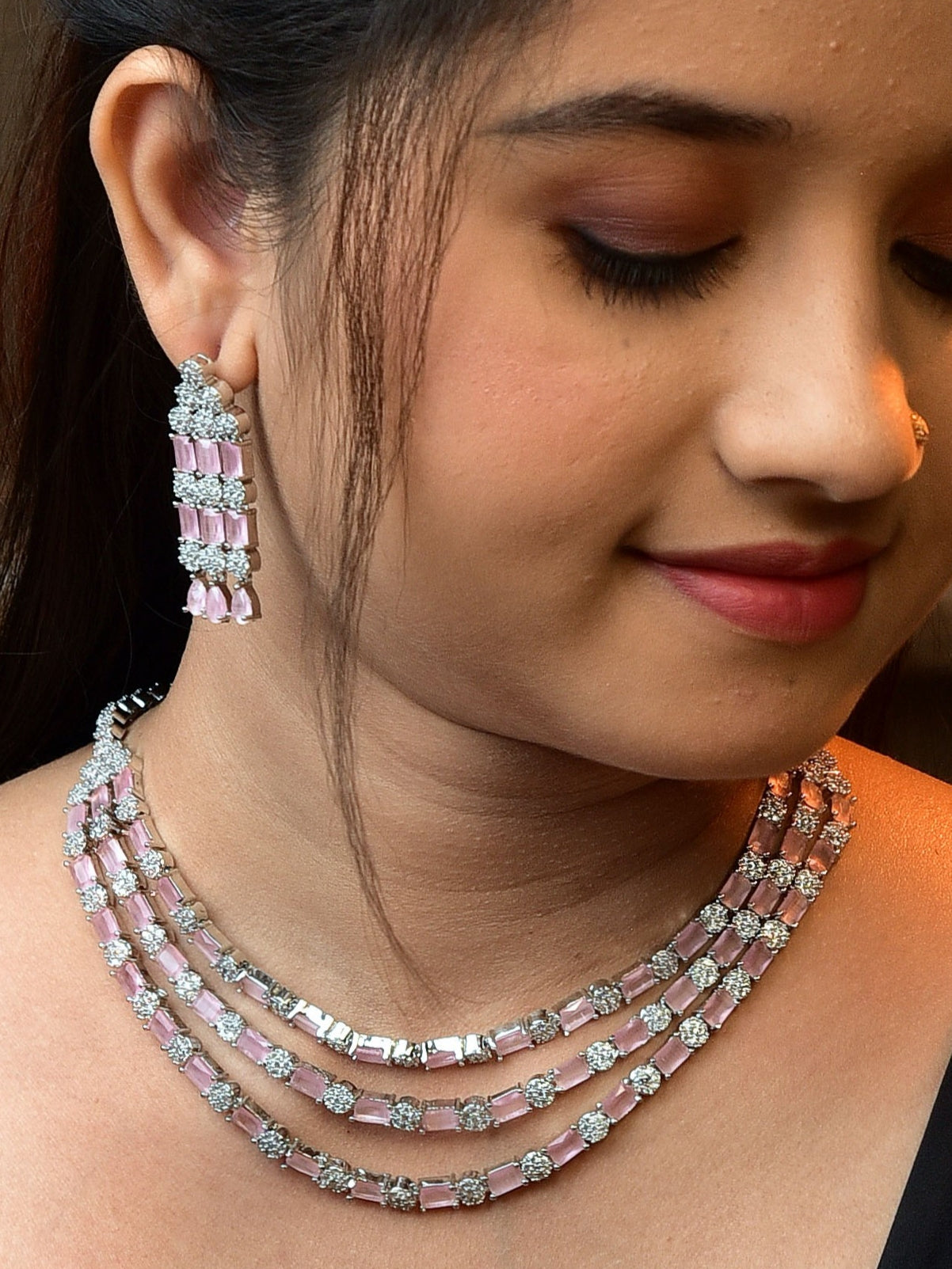 Zircon Necklace  1008