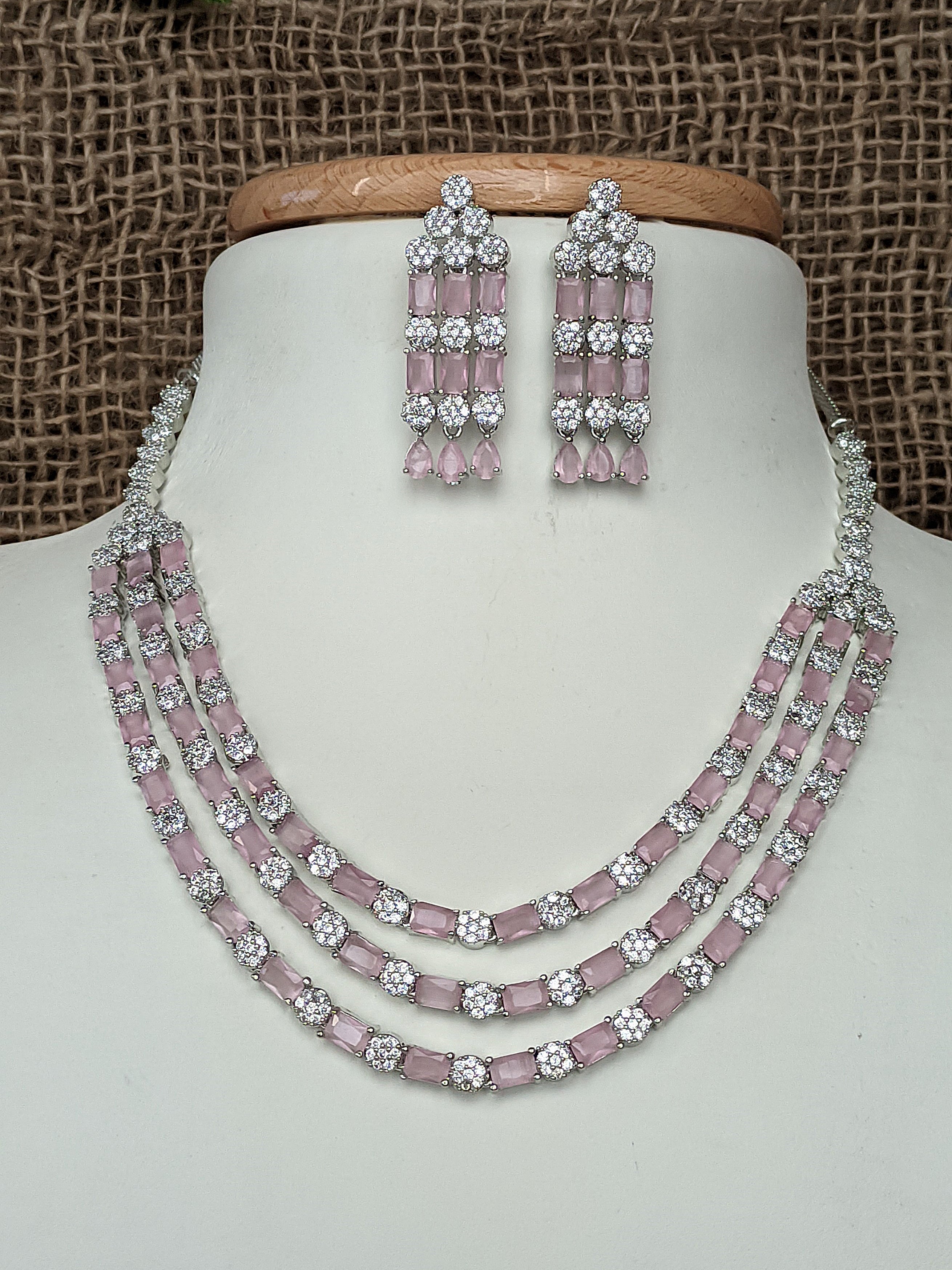 Zircon Necklace  1008