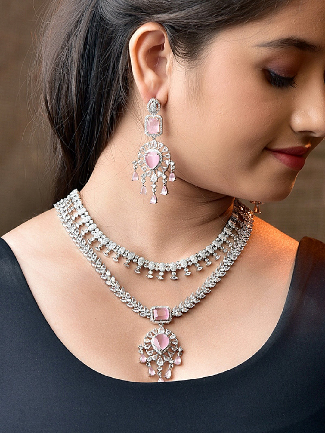 Zircon Necklace  1010