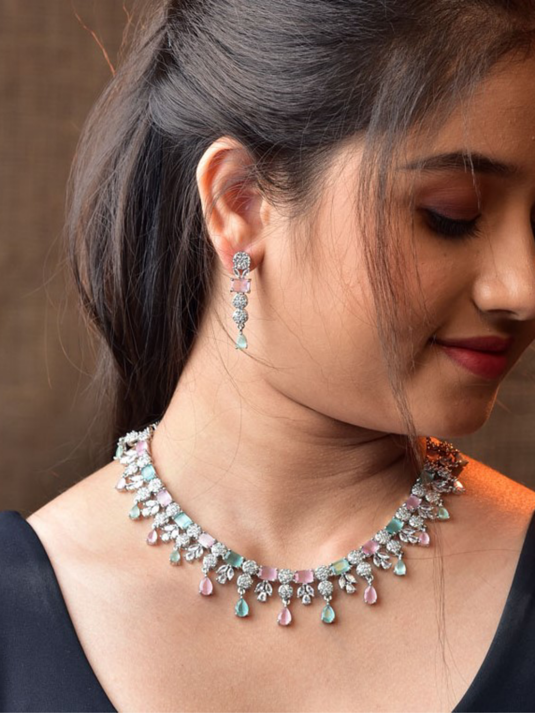 Zircon Necklace  1014
