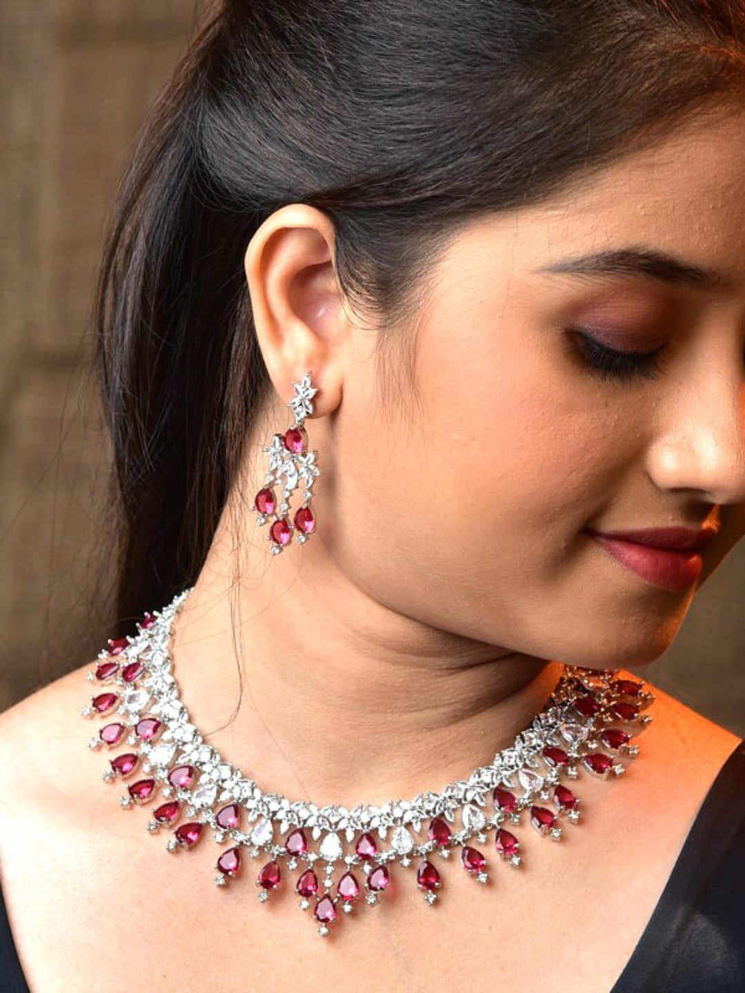 Zircon Necklace  1018`