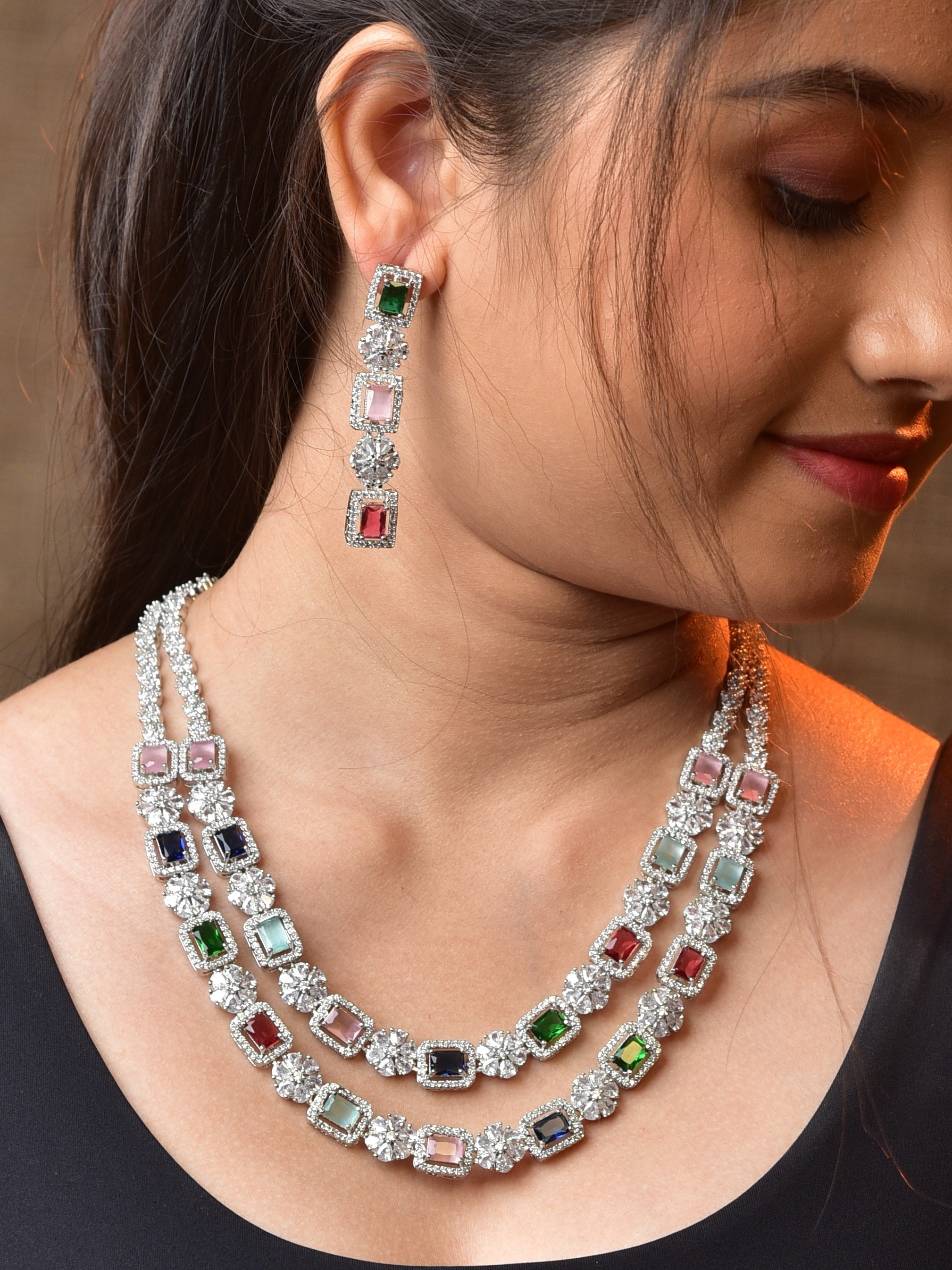 Zircon Necklace  1019