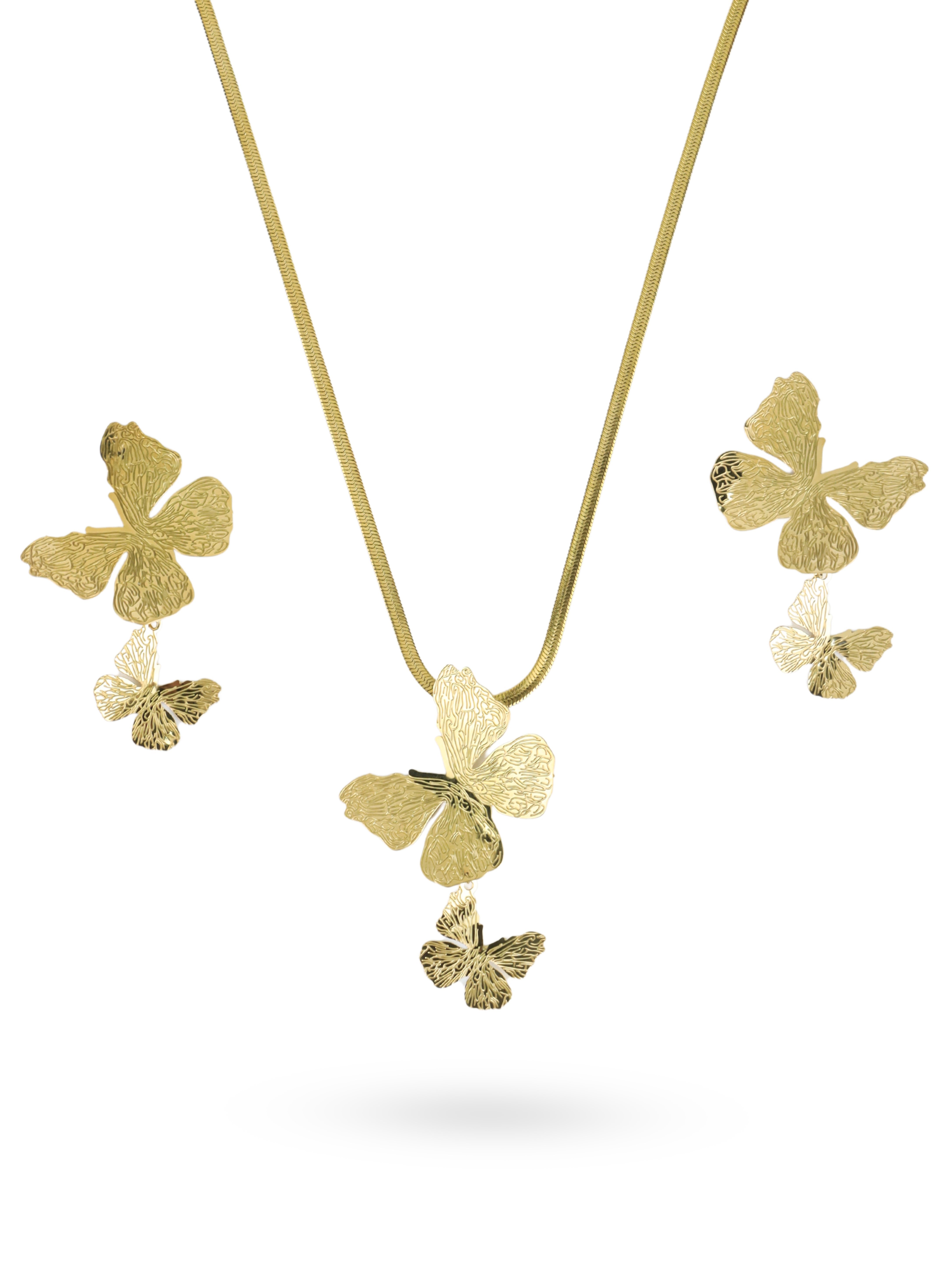 ANTI TANSHI PANDEL SET BUTTERFLY DESGIN